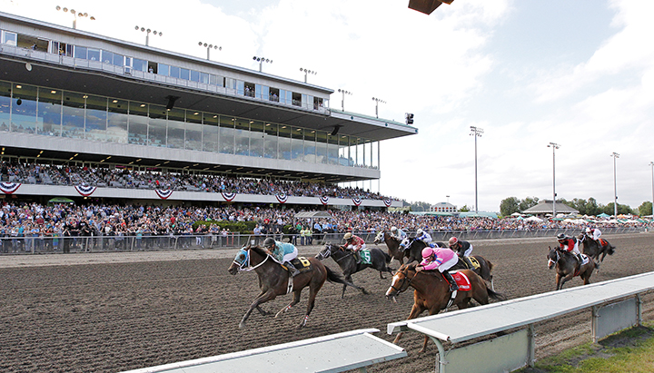 Dirt racing at Emerald Downs