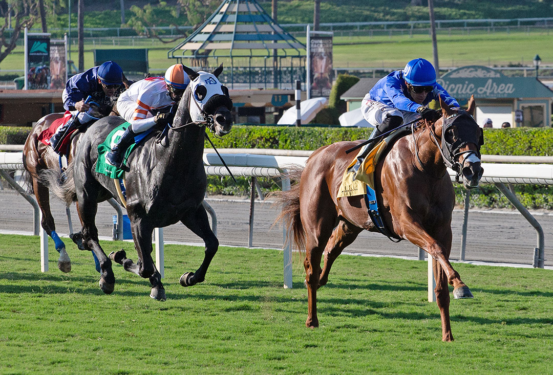 Mackinnon wins the 2021 Zuma Beach Stakes at Santa Anita