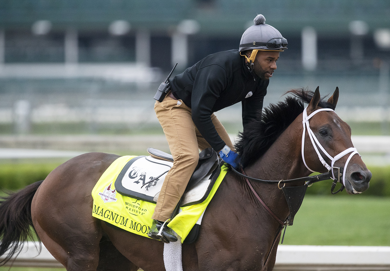 Magnum Moon trains at Churchill on April 25