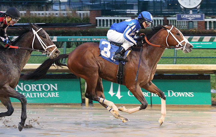 Mailman Money wins a Nov. 30 maiden race at Churchill Downs