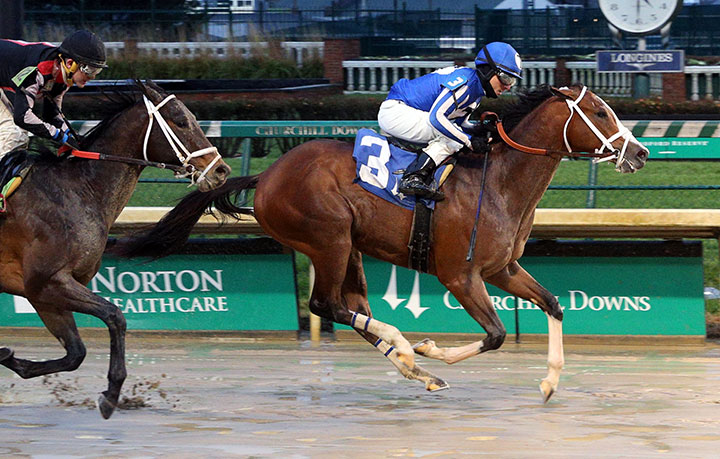 Mailman Money wins a Nov. 30 maiden race at Churchill Downs