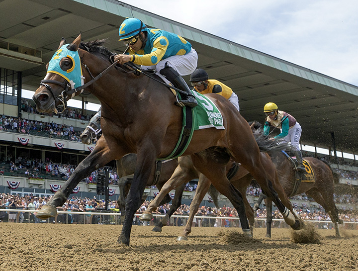 Majid wins the 2019 Easy Goer Stakes