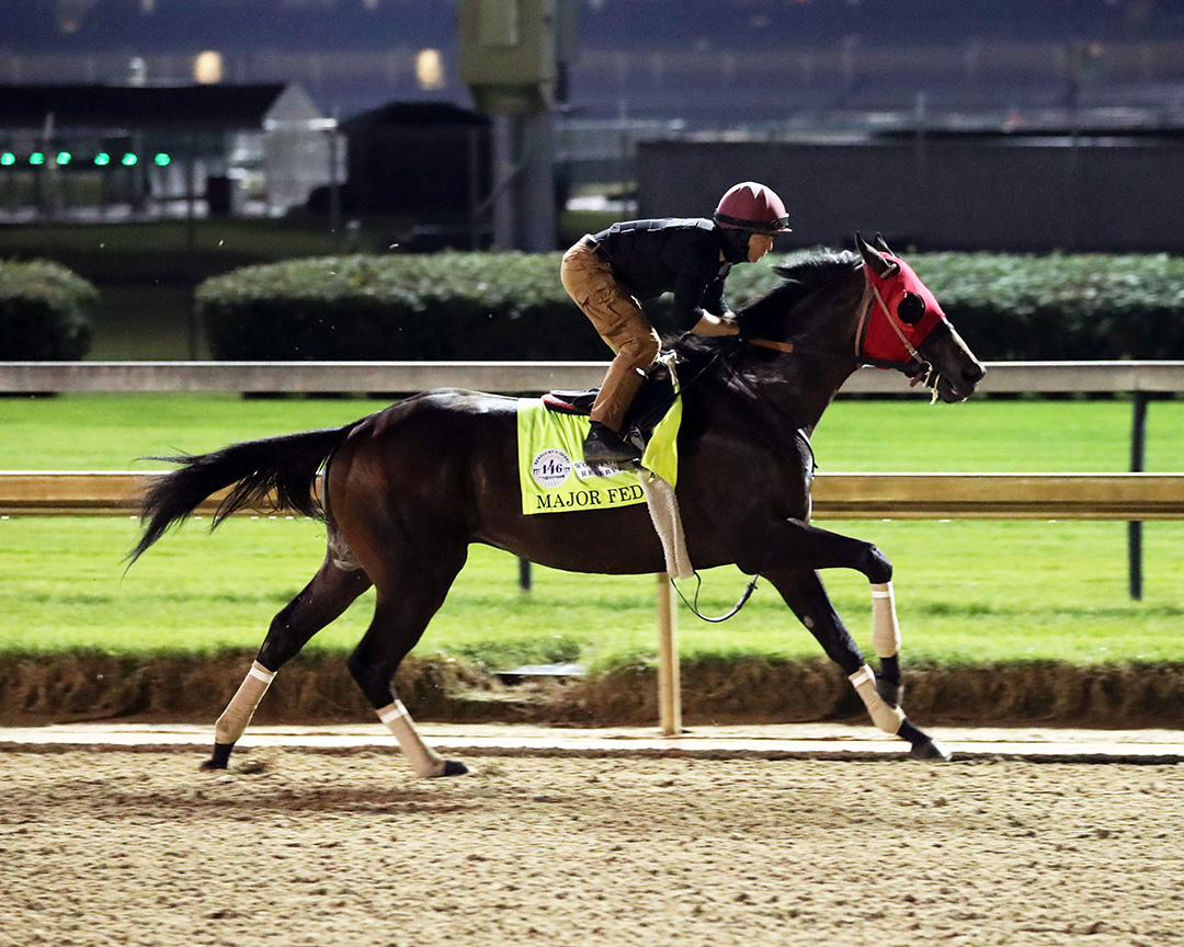 Major Fed trains at Churchill Downs on Aug. 28