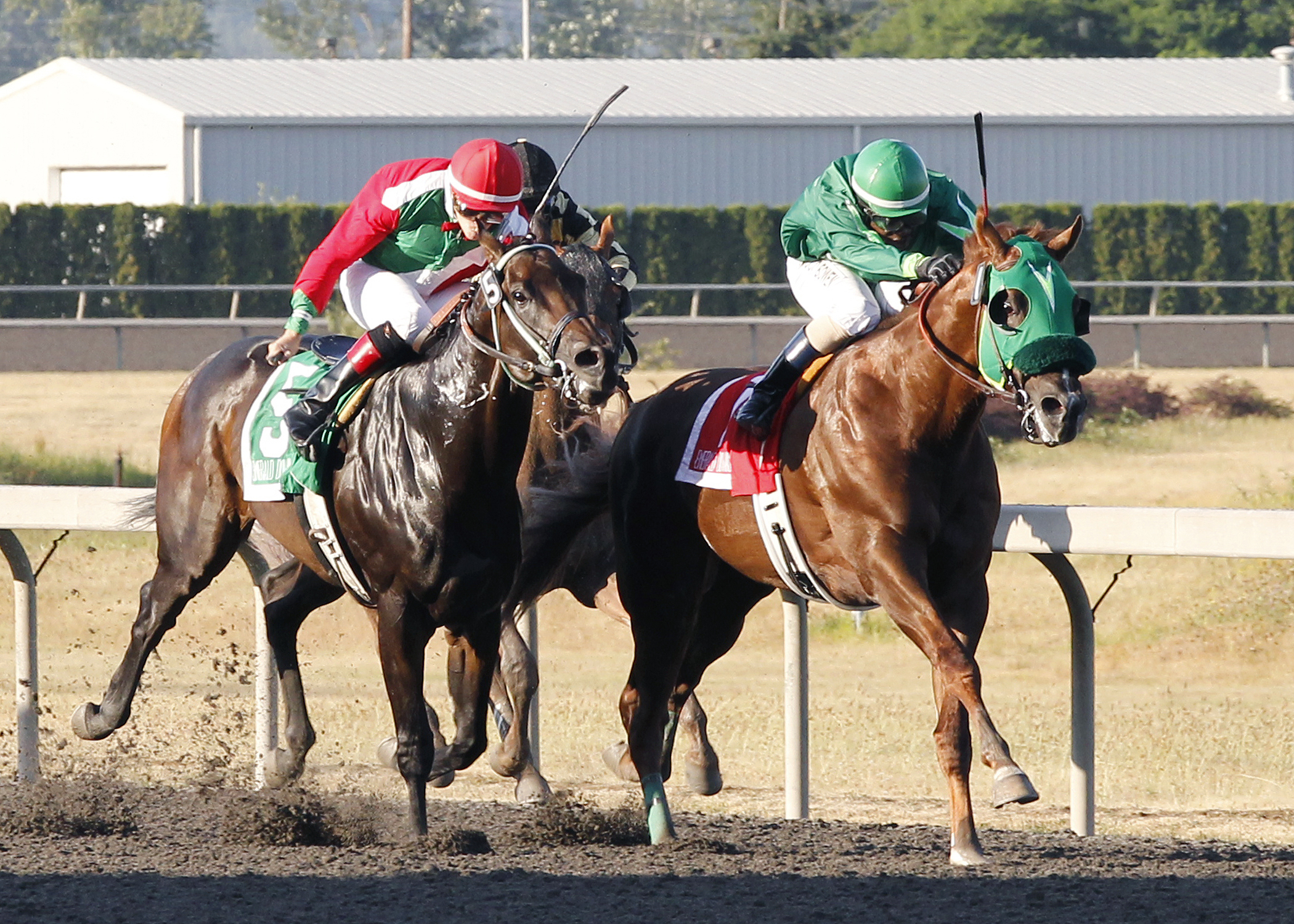 Makors Finale wins the Emerald Downs Derby