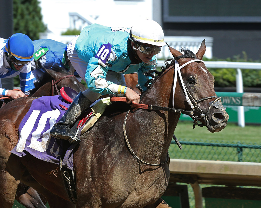 Man in the Can wins a June 2020 allowance at Churchill Downs