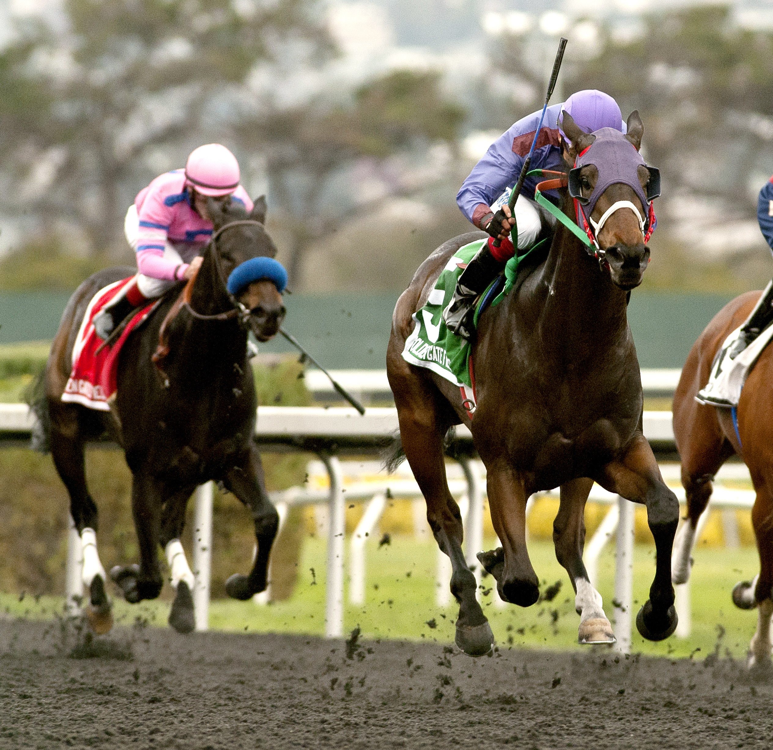 Mana Strike wins the Gold Rush Stakes