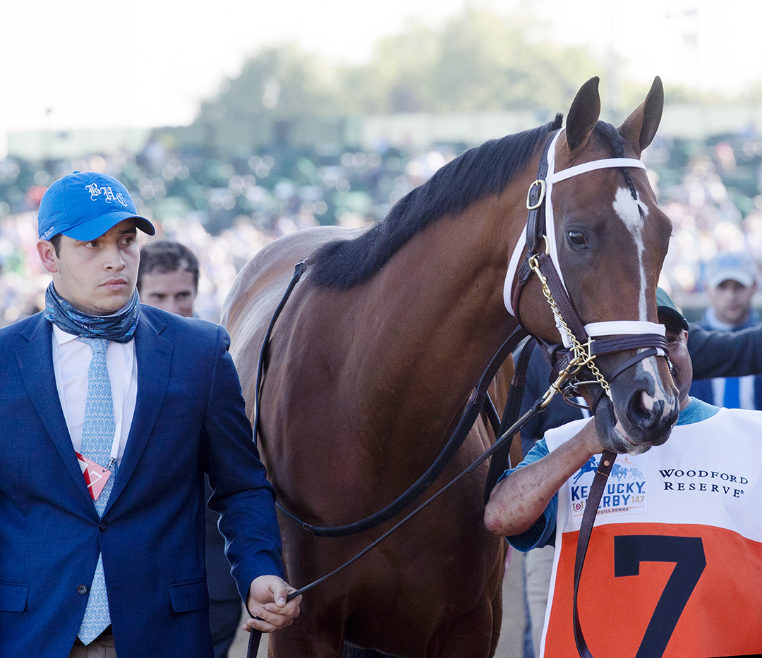 Mandaloun at the 2021 Kentucky Derby