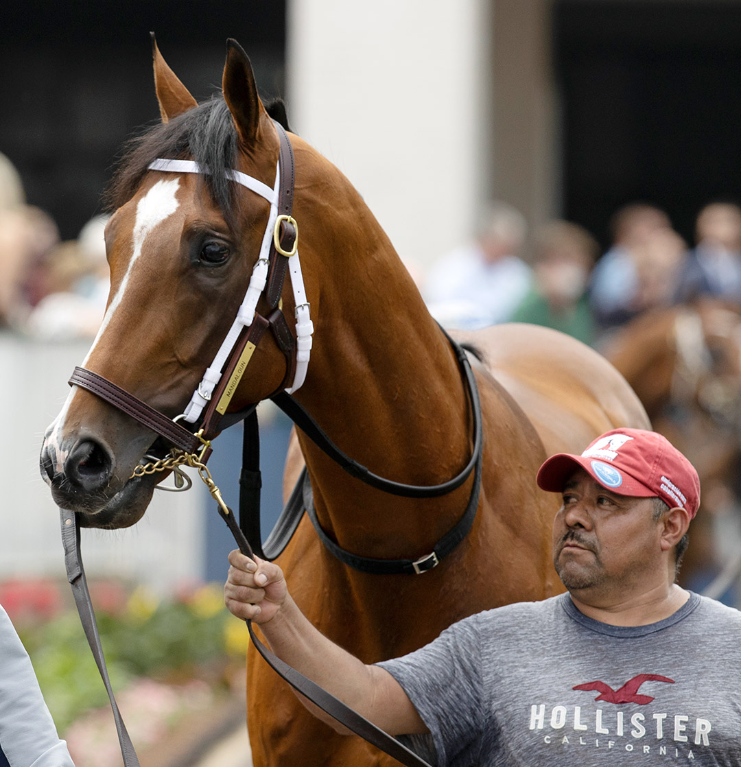 Mandaloun at Churchill Downs in April 2021
