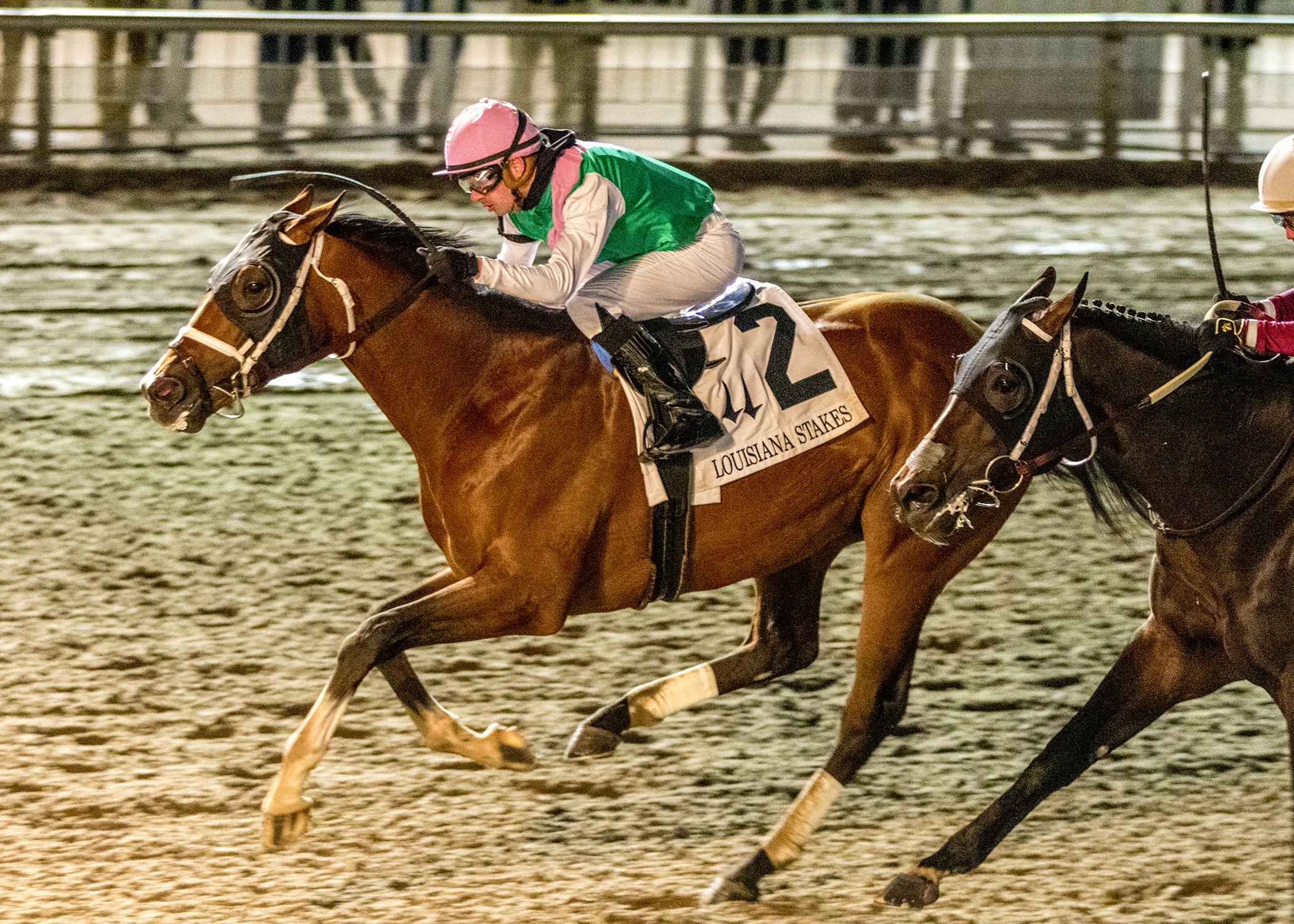 Mandaloun wins Louisiana Stakes
