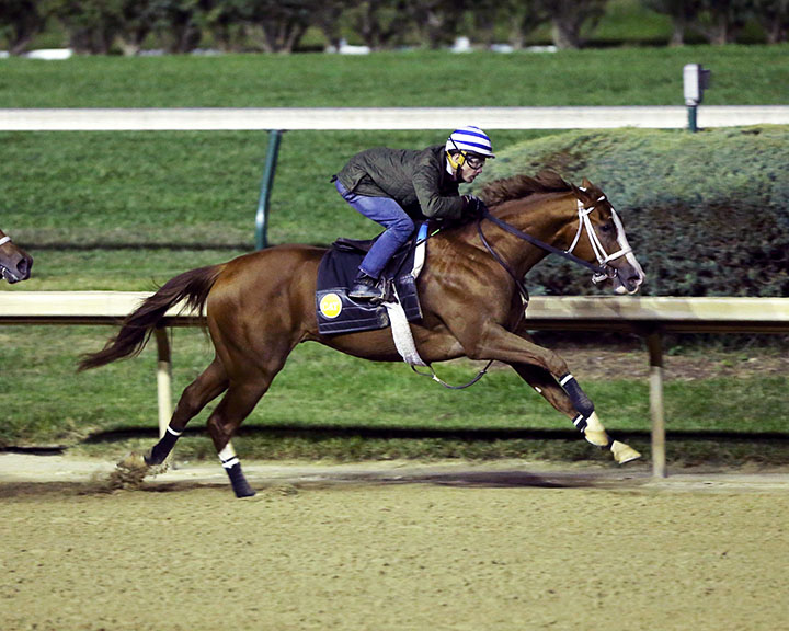 Manny Wah trains at Churchill on Oct. 24