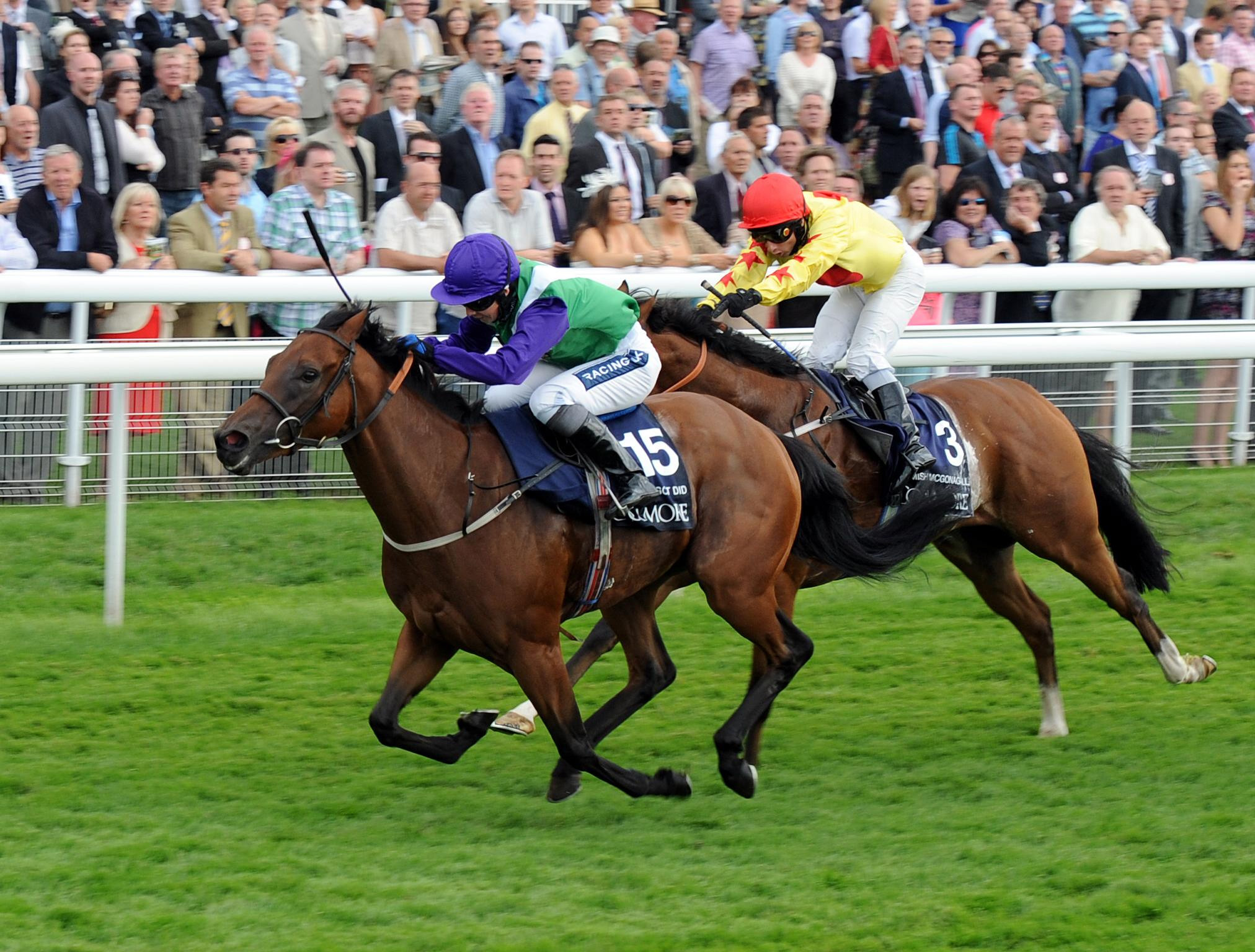 Longshot filly Margot Did surprises in Nunthorpe