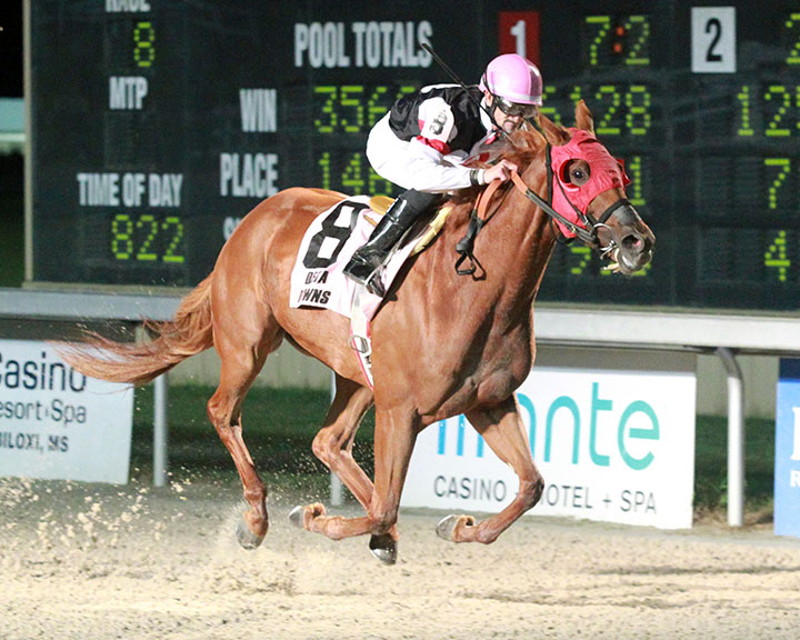 Mariah's Galaxy wins the Magnolia Stakes Delta Downs