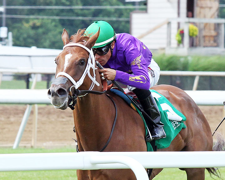 Marina's Legacy wins a July 26 allowance race at Indiana Grand