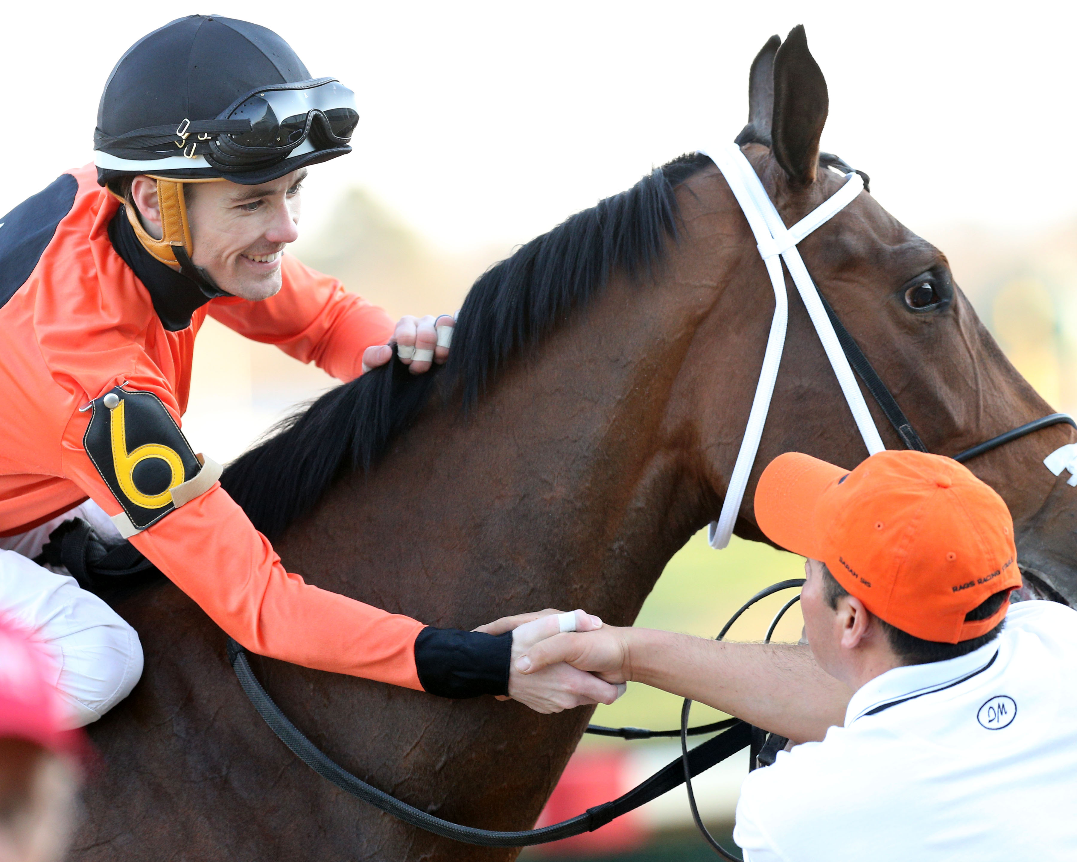Channing Hill aboard Marquee Miss after the Martha Washington