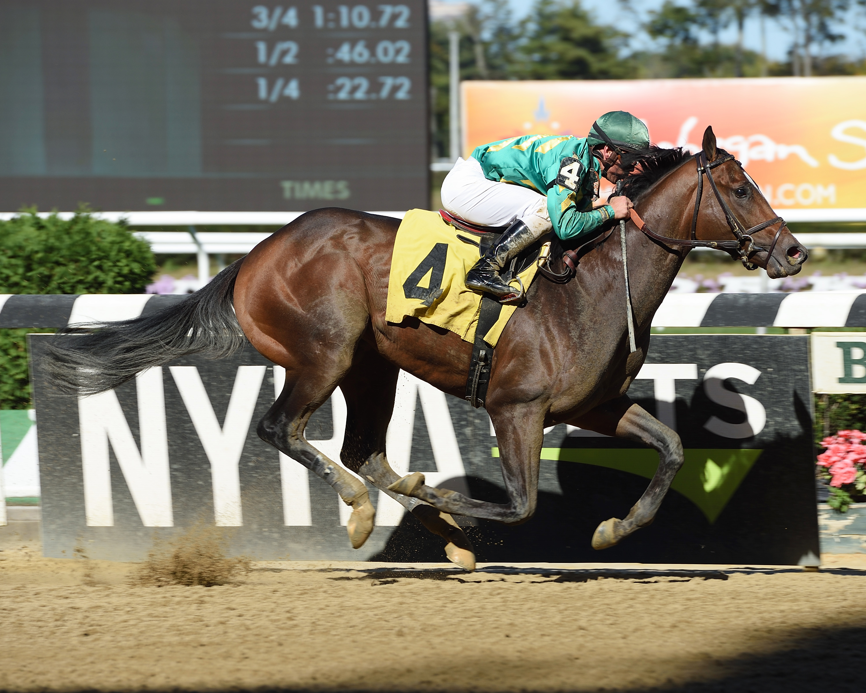 Mask wins an Oct. 20 maiden race