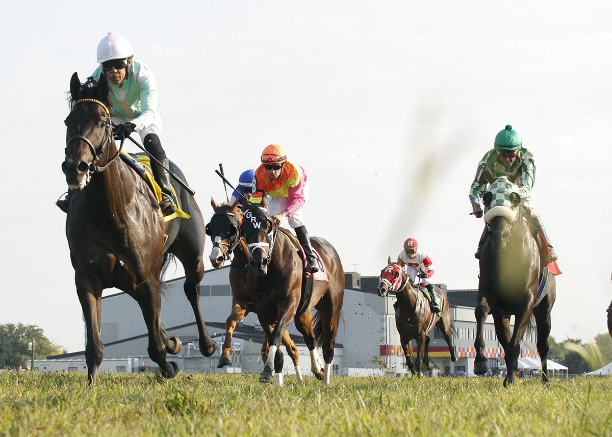 Master Merion wins the 2017 Franklin Simpson Stakes
