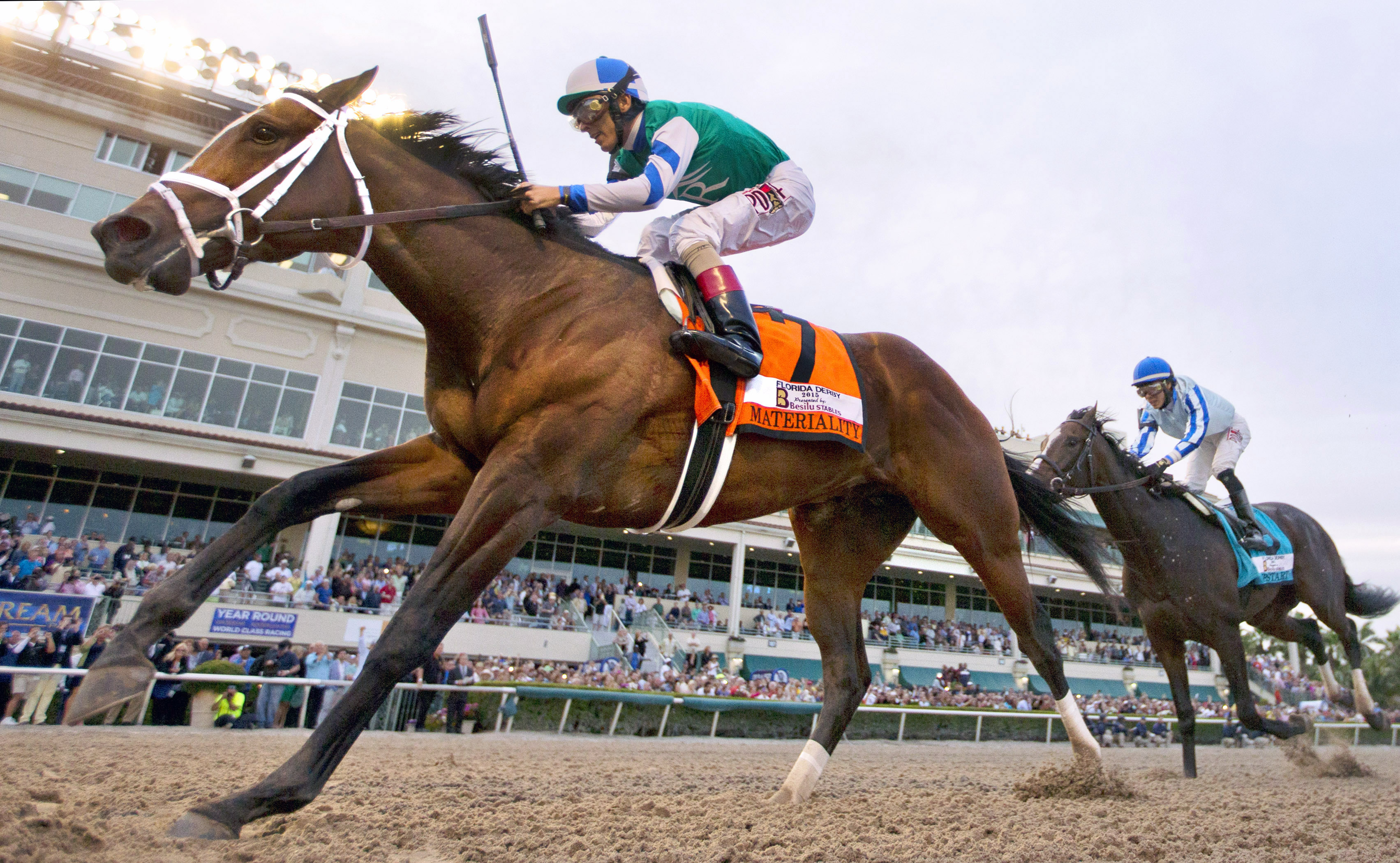 Materiality wins the Florida Derby
