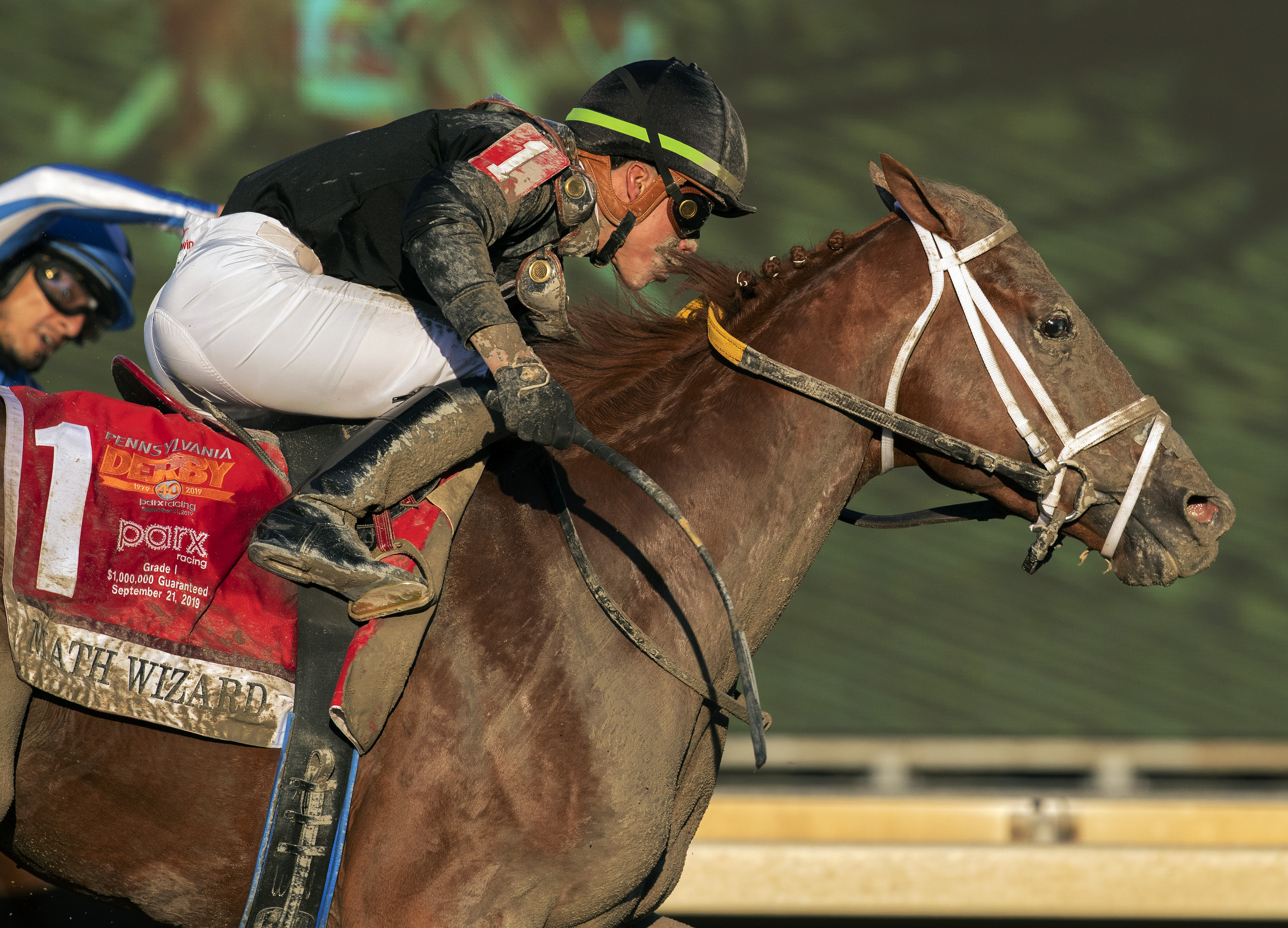 Math Wizard wins the 2019 Pennsylvania Derby