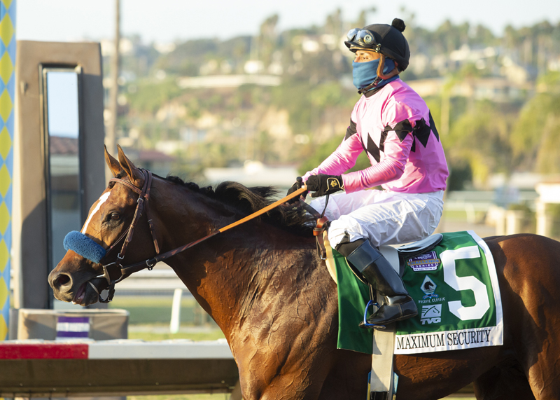 Maximum Security respondió a las expectativas en el Pacific Classic G1