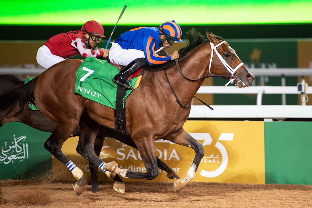 Maximum Security wins the Saudi Cup at King Abdulaziz Racetrack