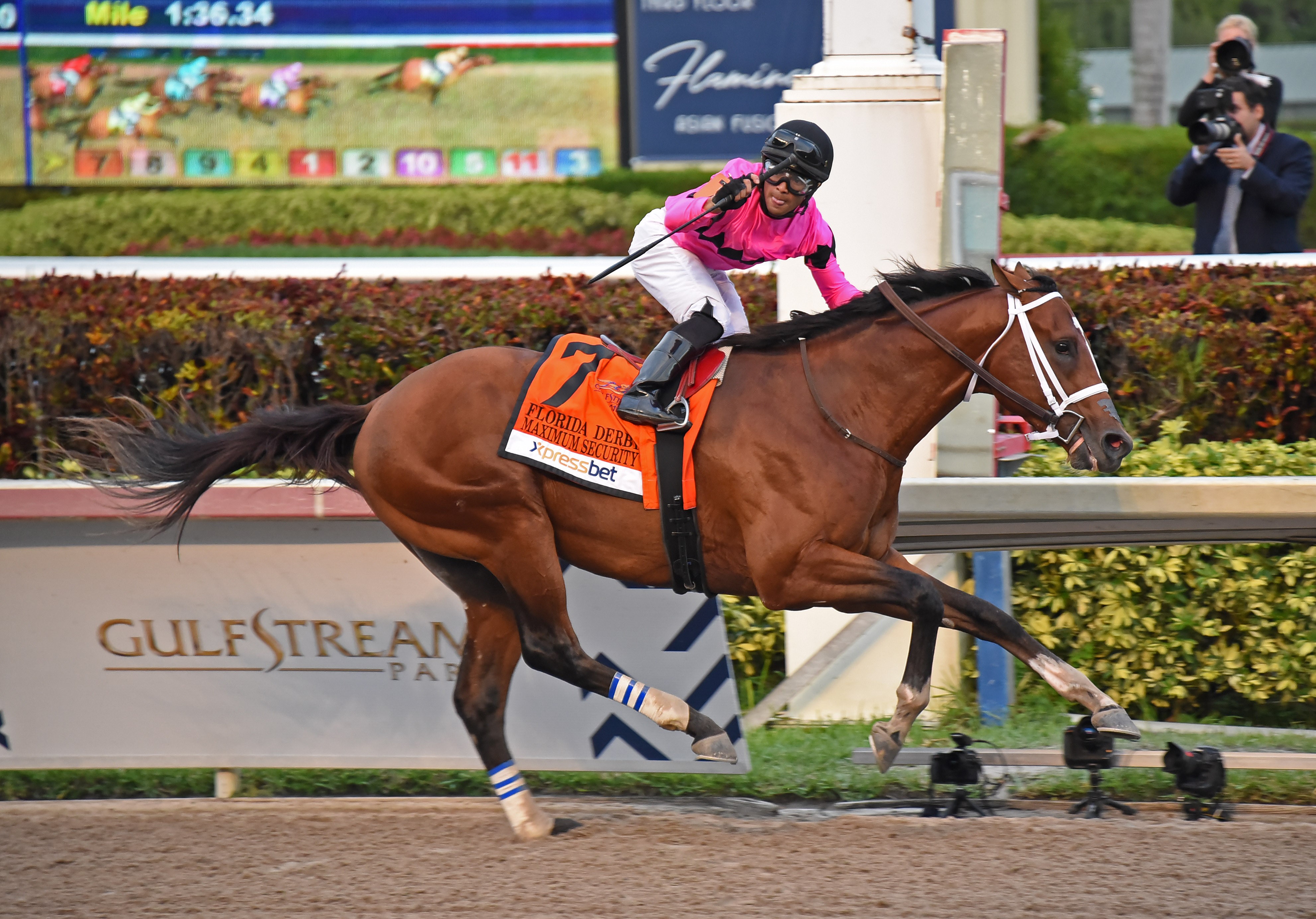 Maximum Security wins the 2019 Florida Derby