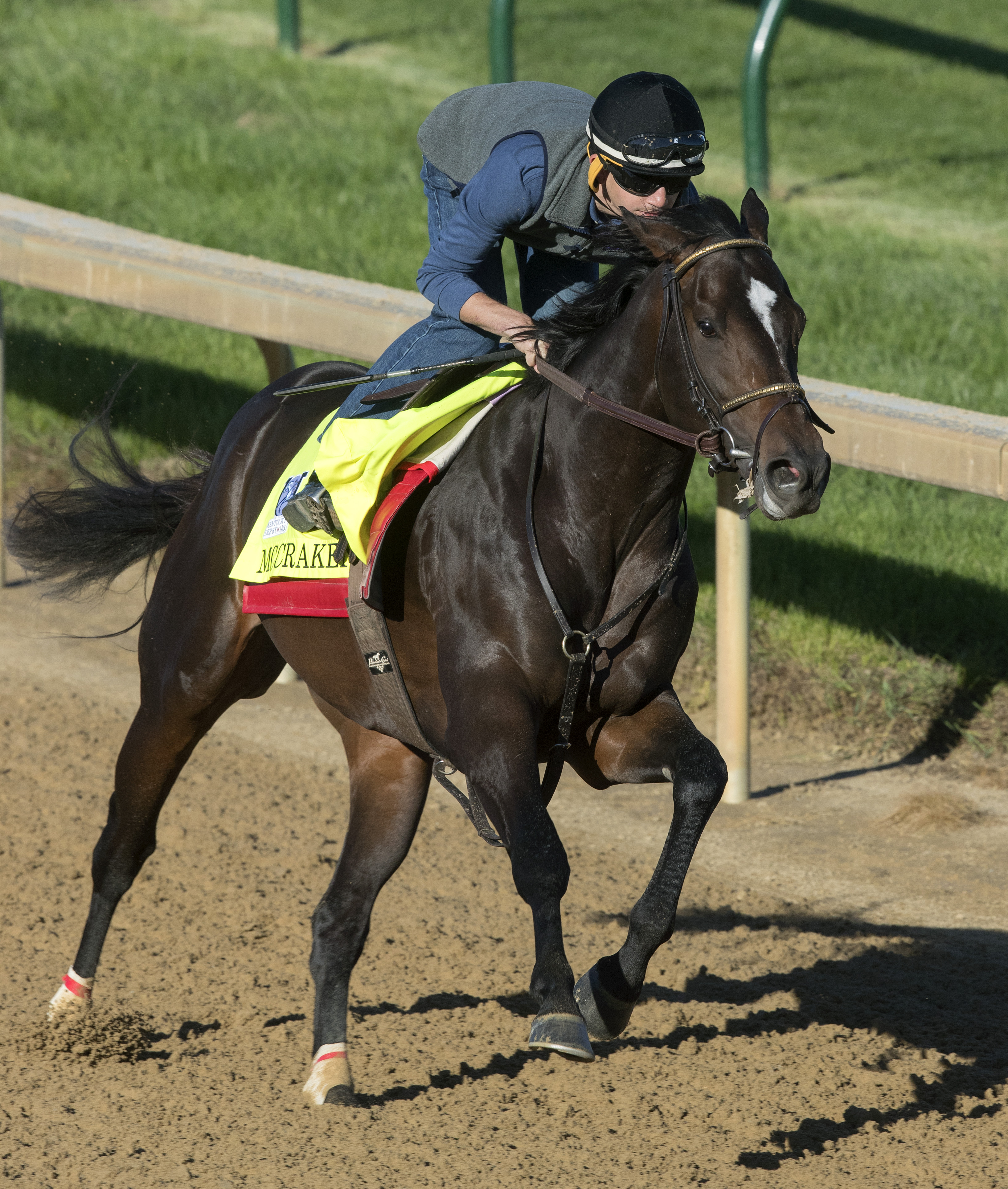 McCraken trains at Churchill on April 24