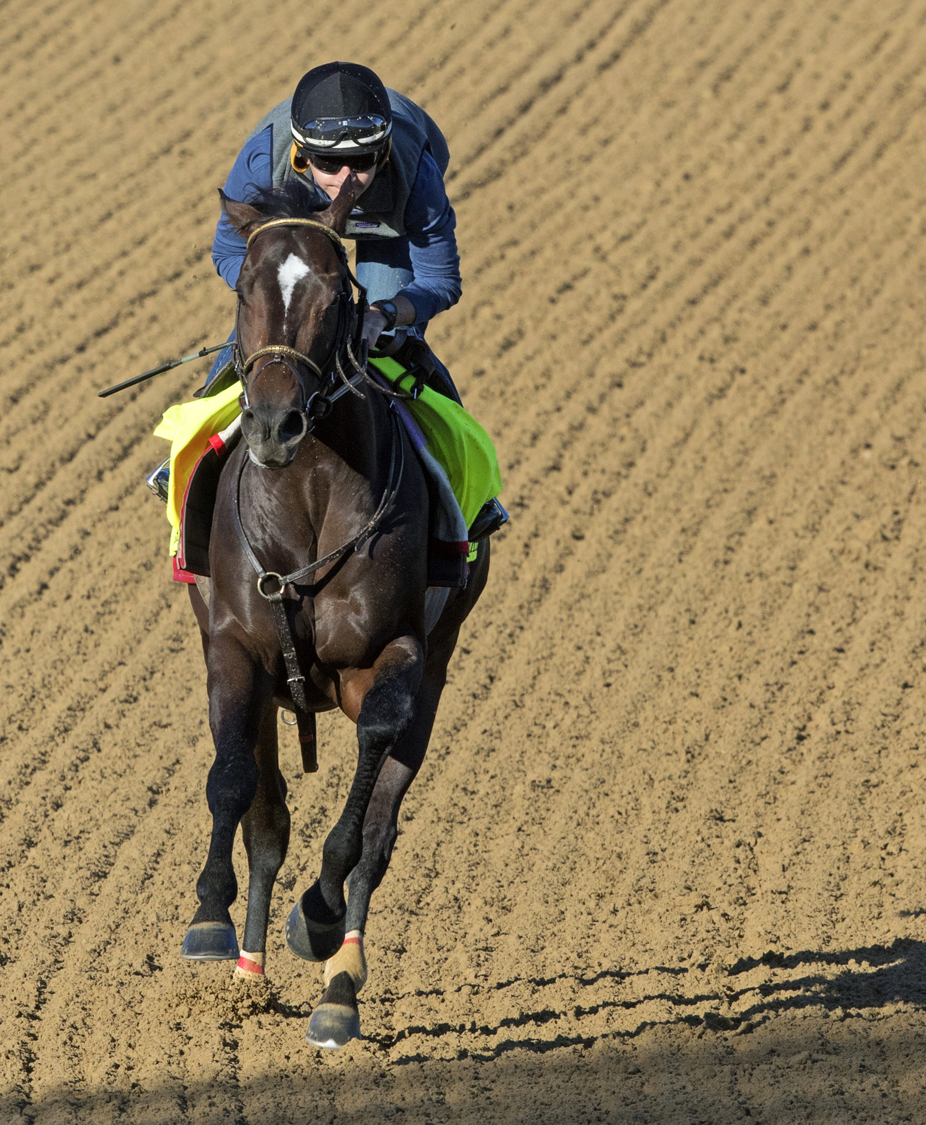 McCraken trains at Churchill on April 24