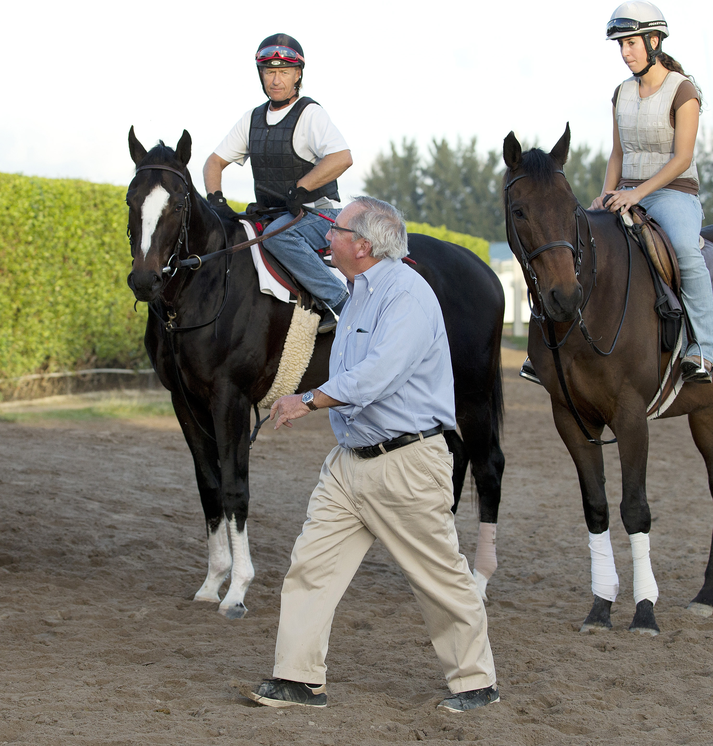 Shug McGaughey with Honor Code