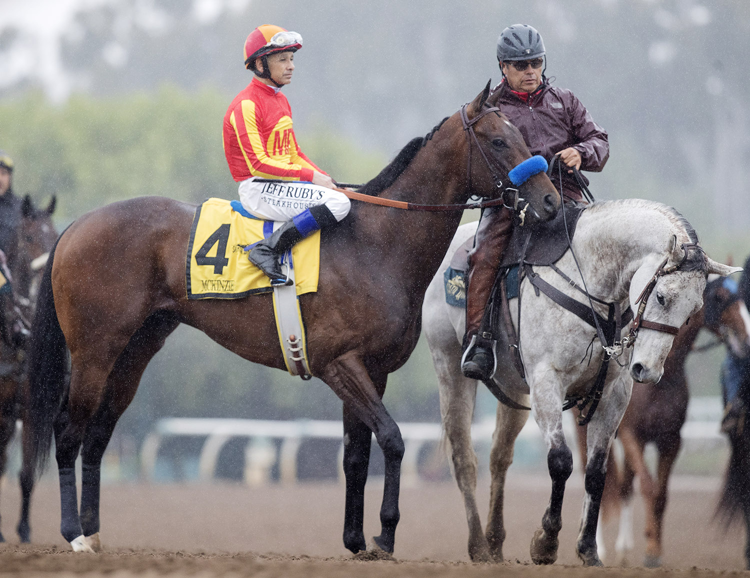 McKinzie at the San Felipe Stakes