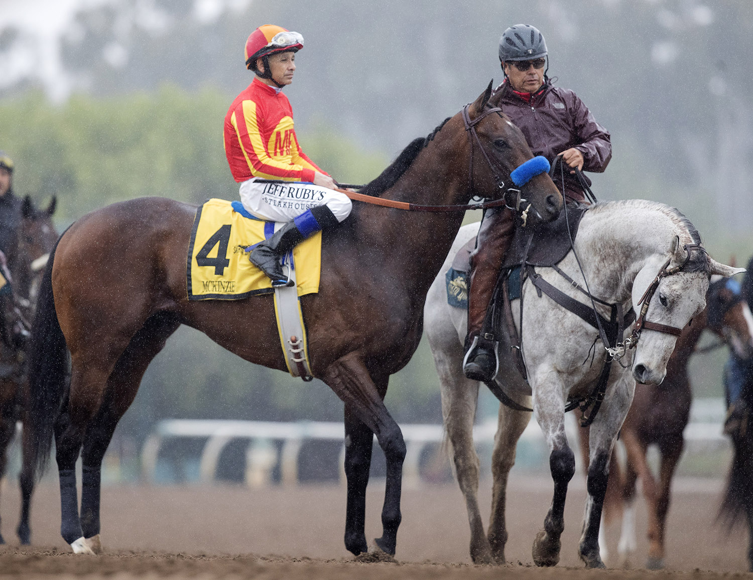 McKinzie at the San Felipe Stakes