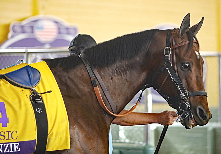 McKinzie at Santa Anita on Oct. 31 for the Breeders' Cup