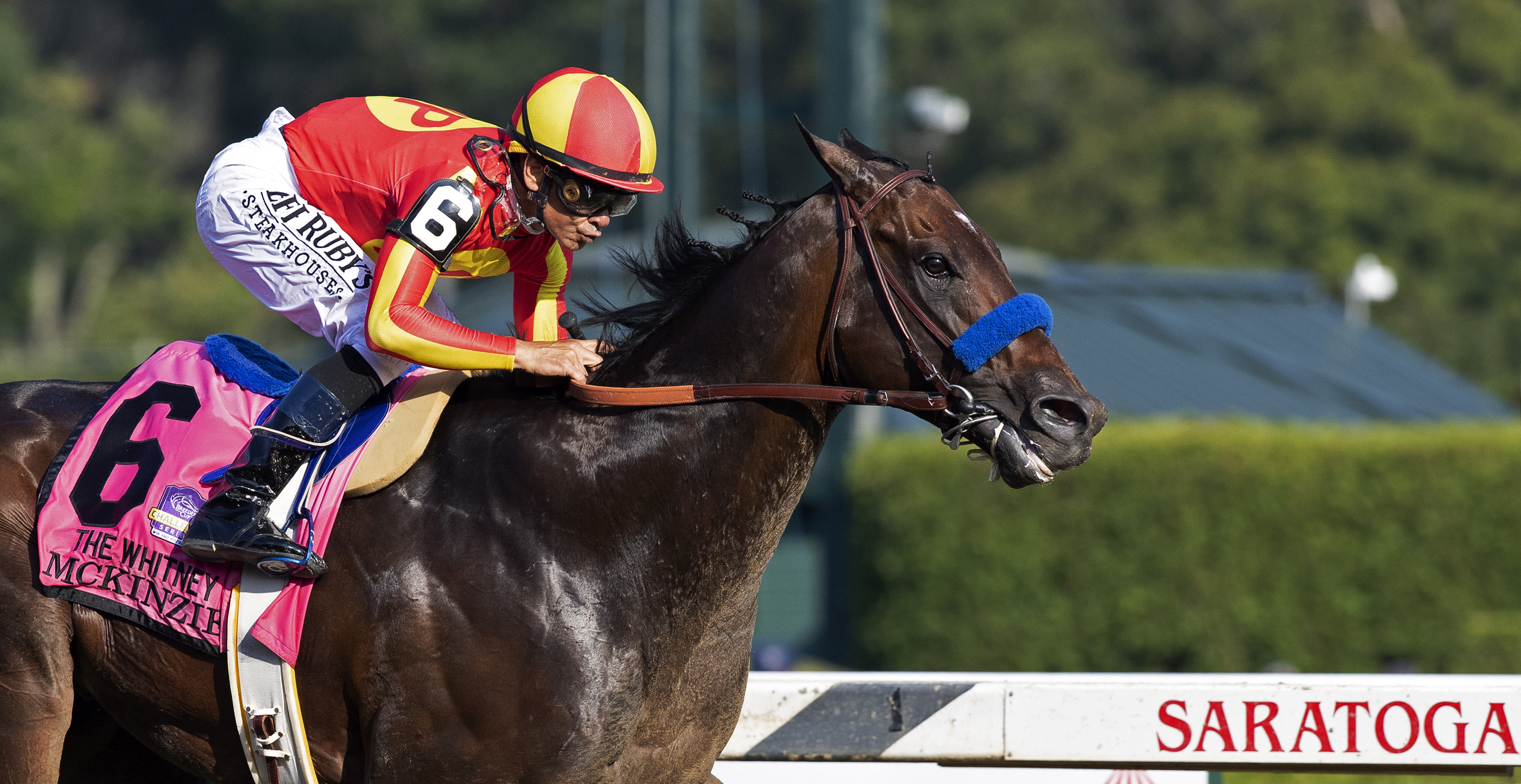 McKinzie wins the 2019 Whitney Stakes