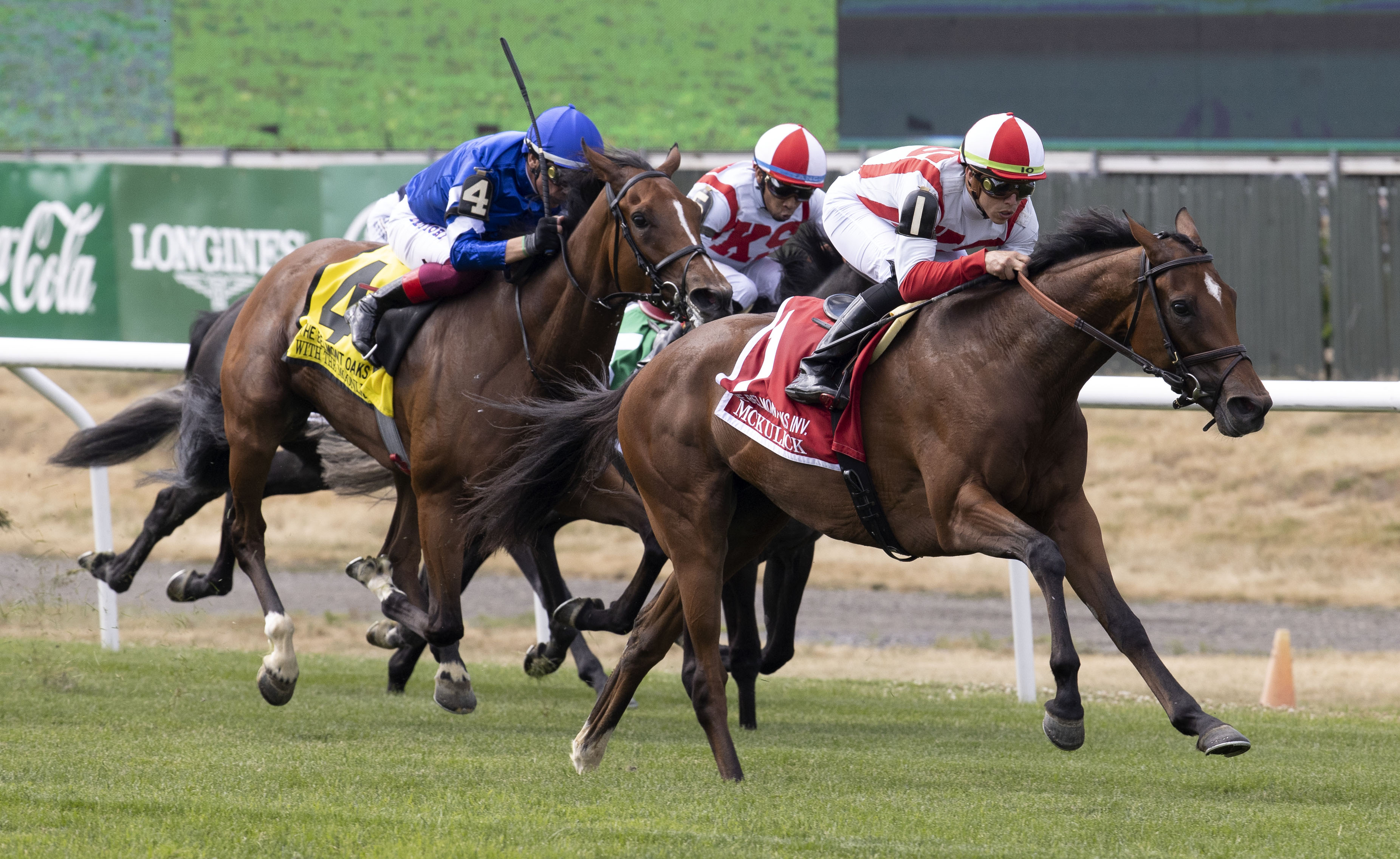 McKulick wins the Belmont Oaks on July 9 2022