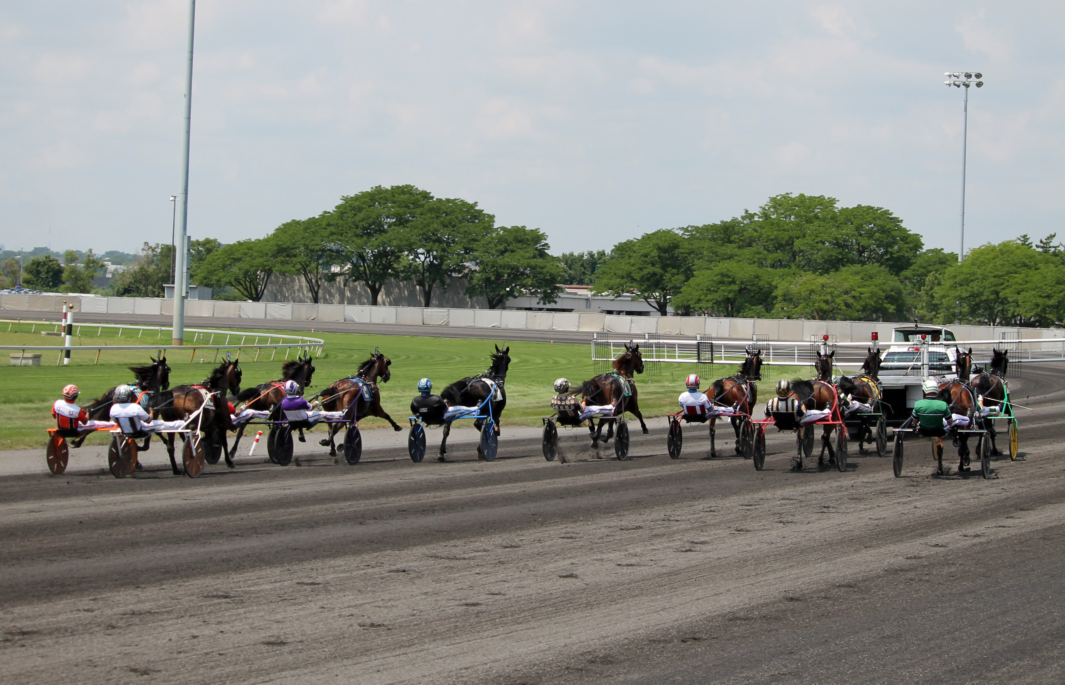 Meadowlands racing shot