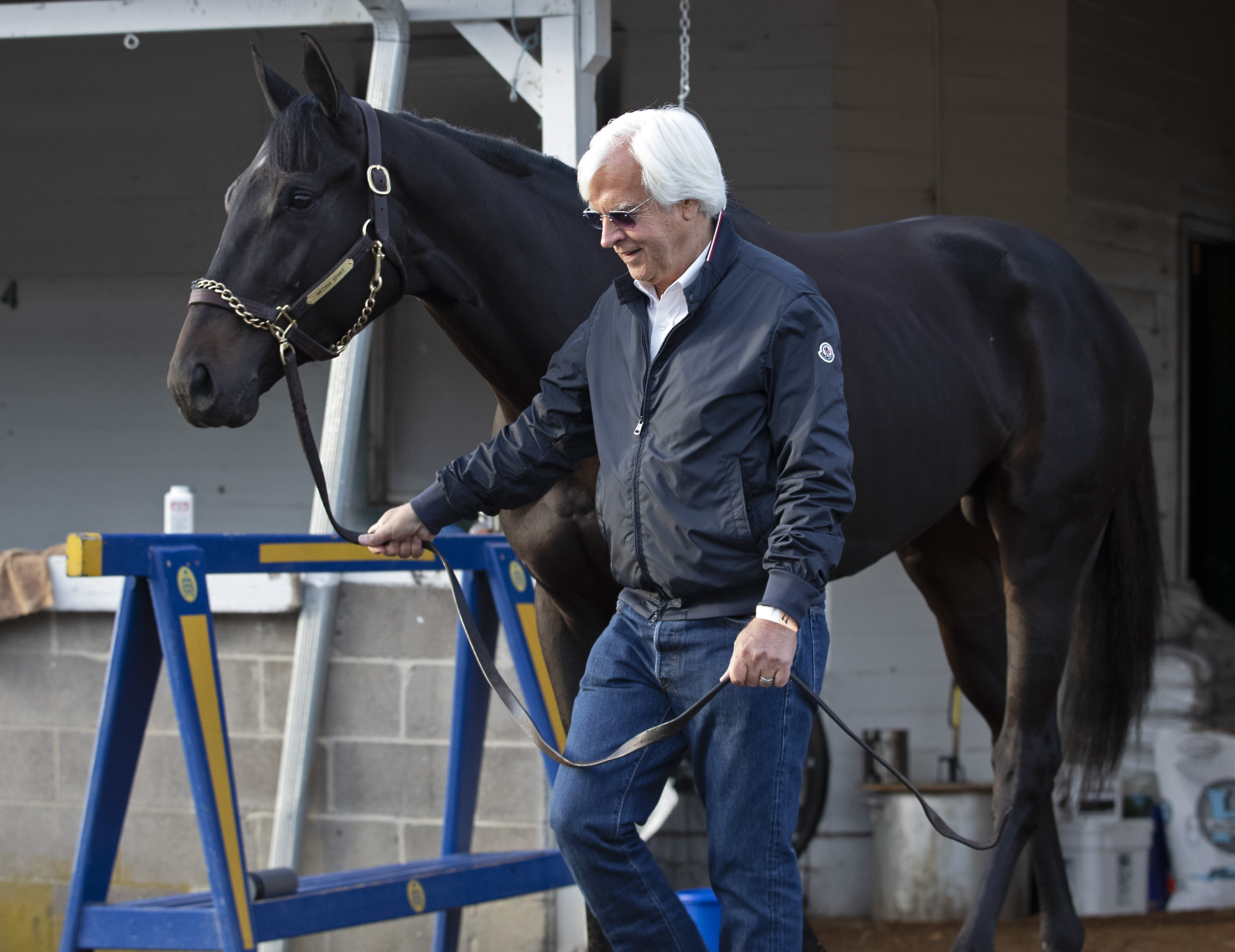 Bob Baffert, Medina Spirit day after Derby 5-2-2021