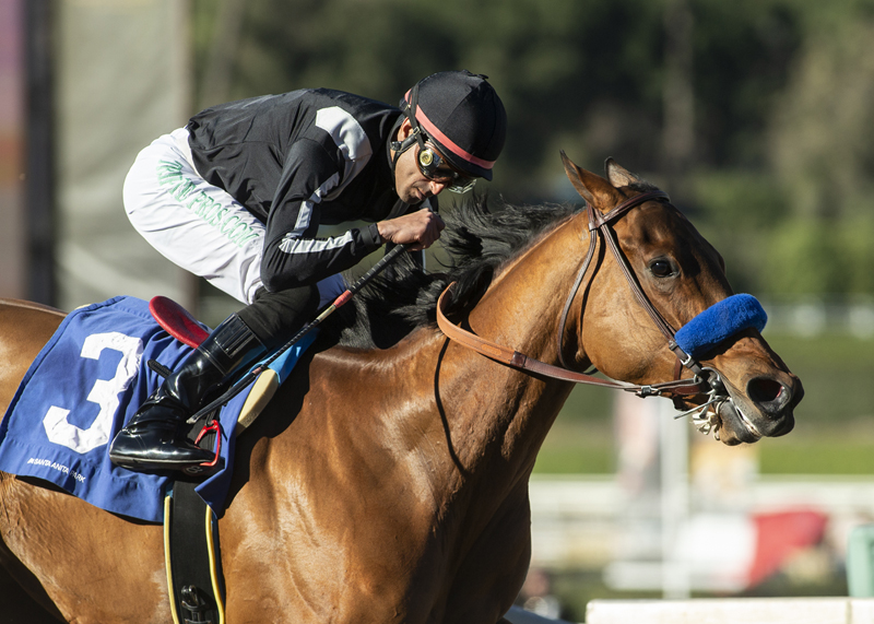 Merneith wins the Santa Monica 2-5-2022