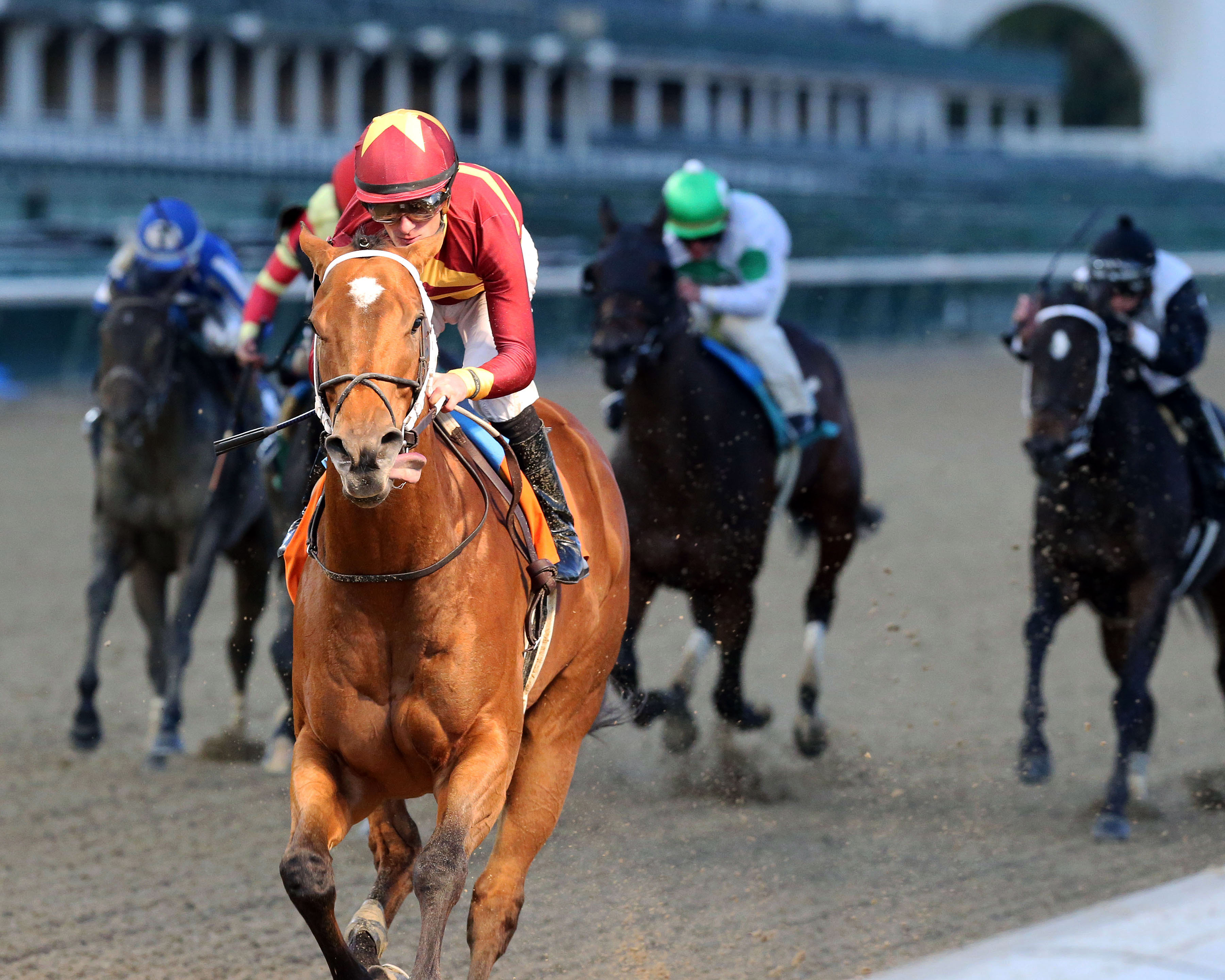 Mia Mischief wins the 2019 Dream Supreme Stakes at Churchill Downs