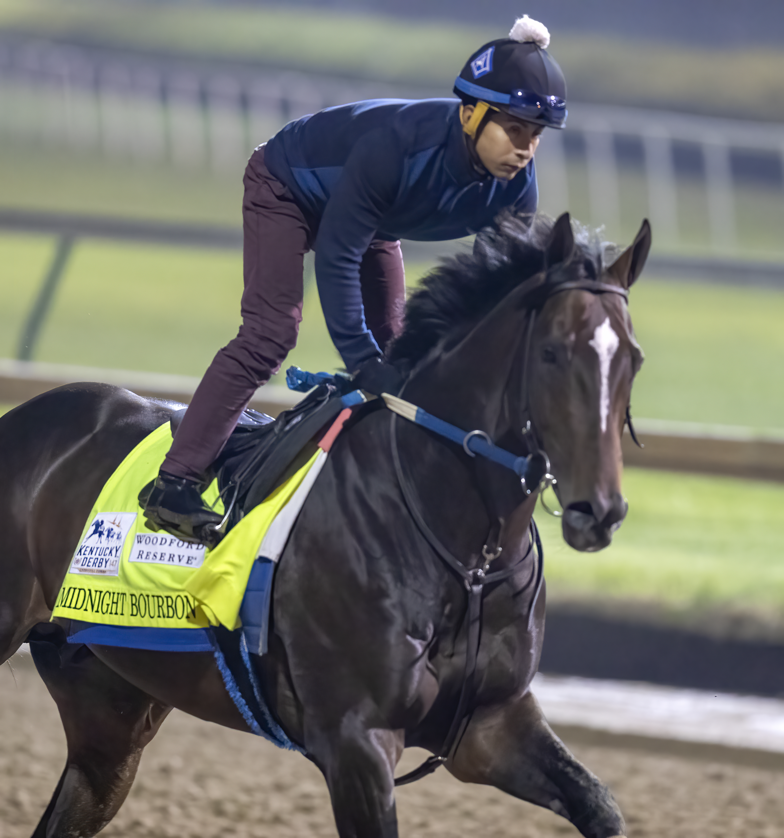 Midnight Bourbon works at Churchill Downs 4-25-2021
