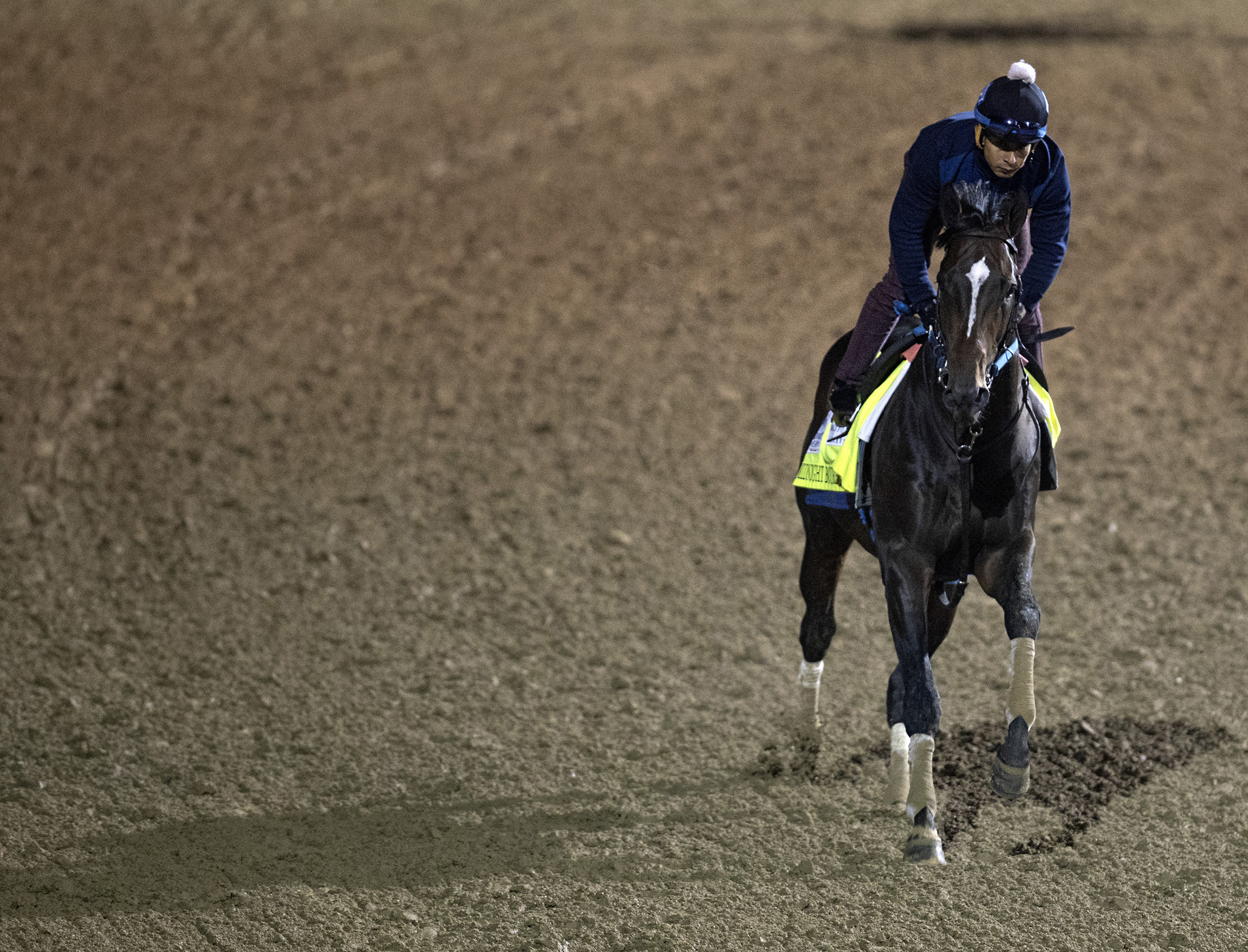 Midnight Bourbon works at Churchill Downs 4-25-2021