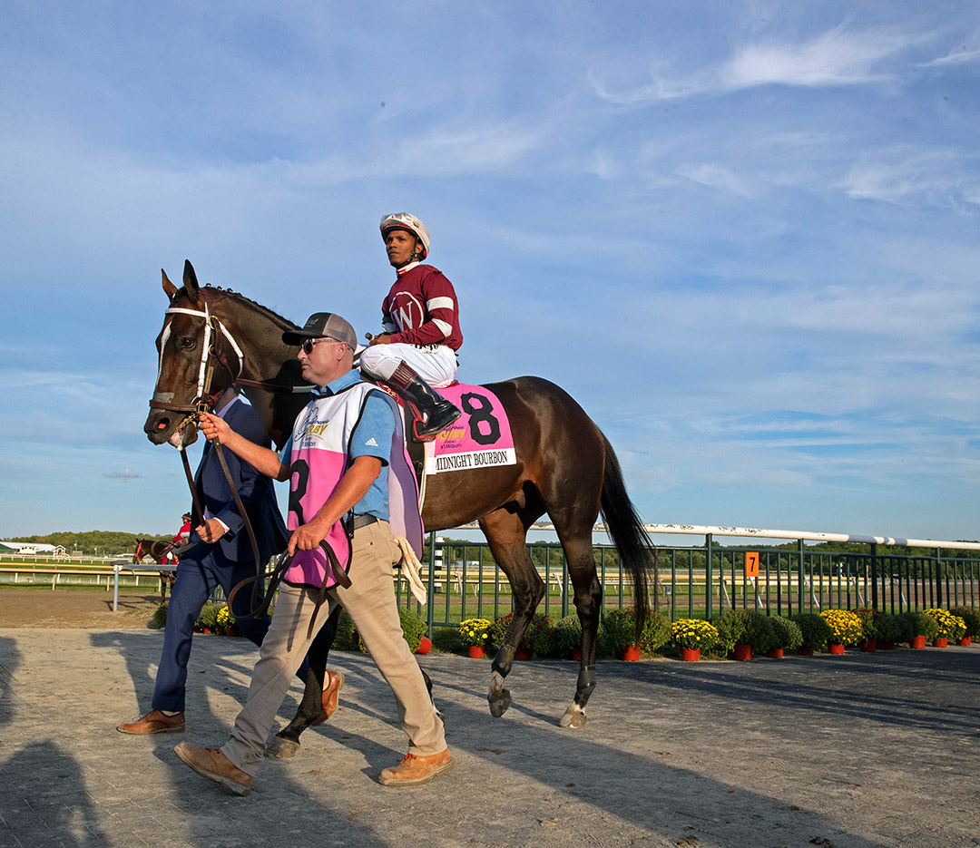 Midnight Bourbon at the 2021 Pennsylvania Derby at Parx Racing
