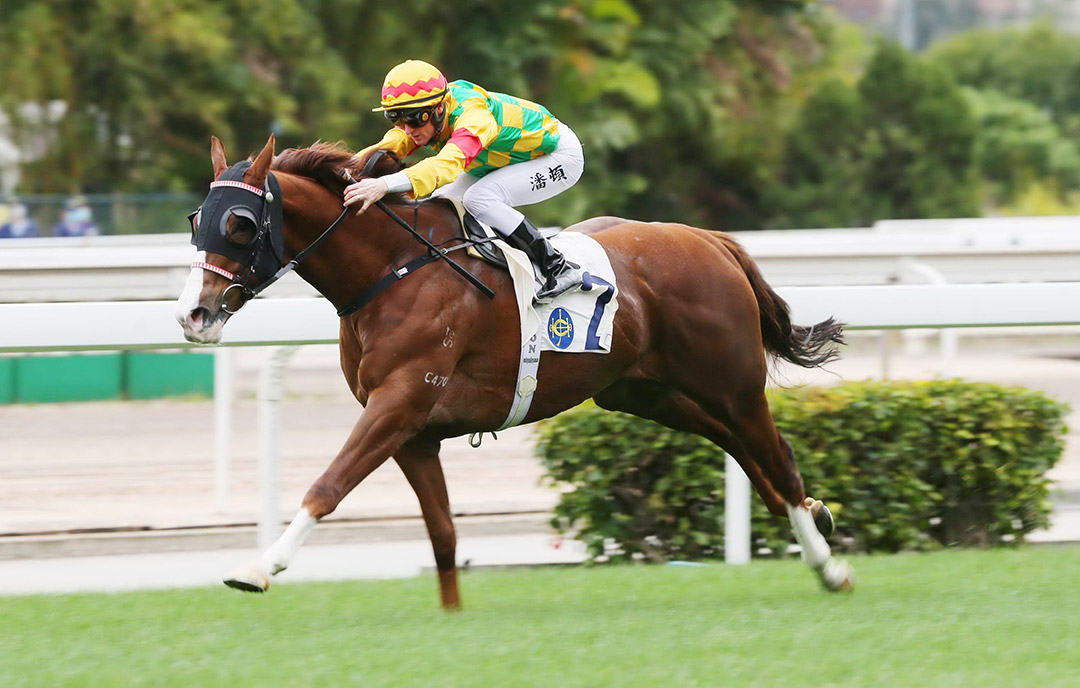 Mighty Giant wins the 2020 Class 4 Citigold Private Client Handicap at Sha Tin