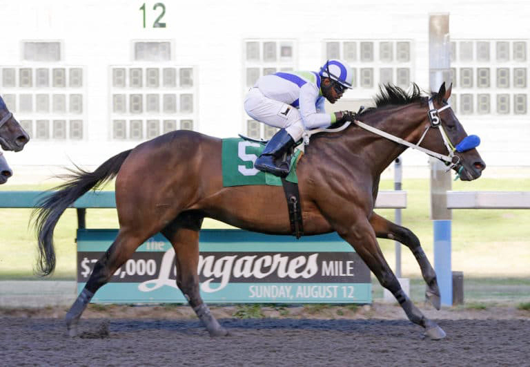 Mike Man-s Gold wins a July 21 allowance race