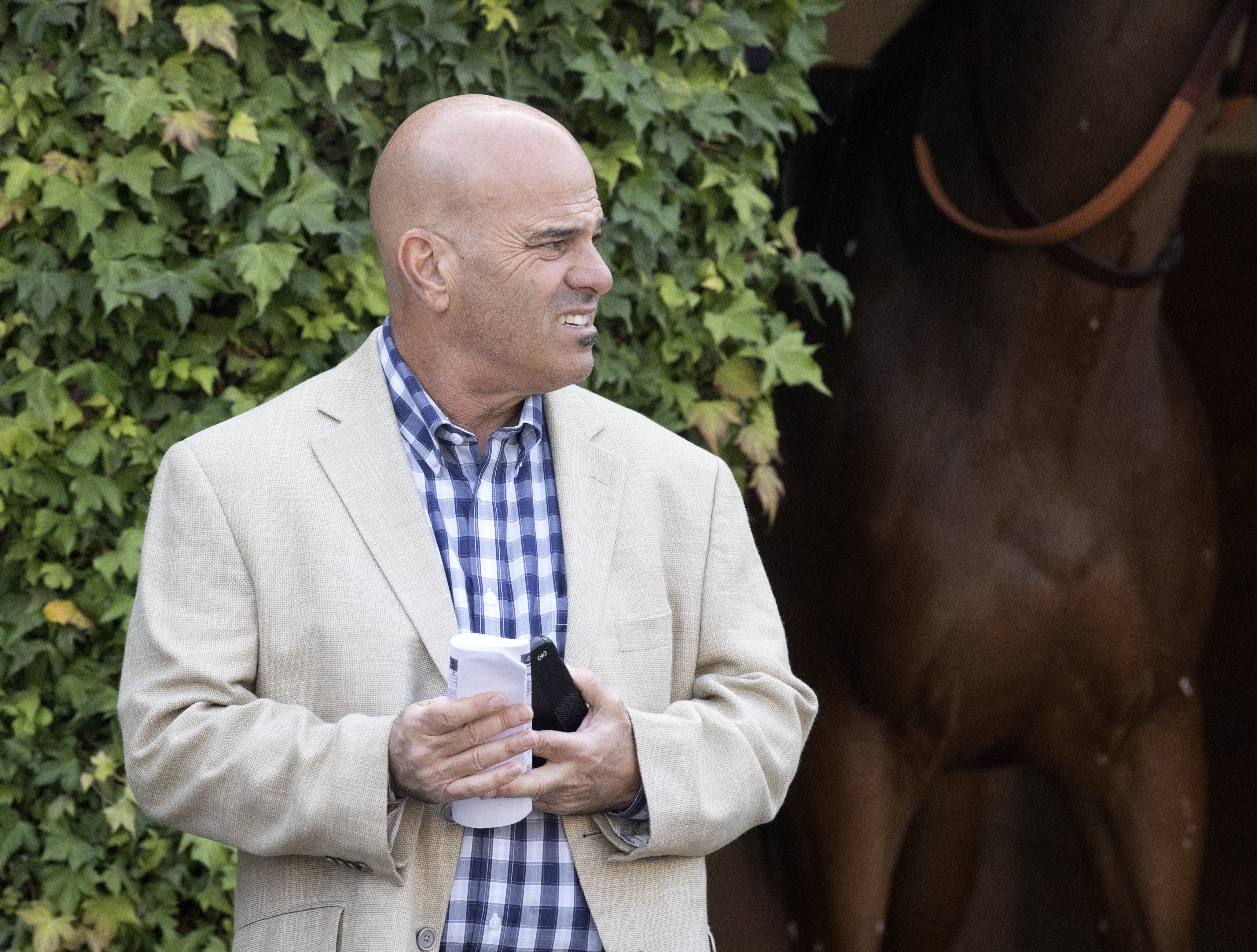 Peter Miller at Del Mar on November 4 2021