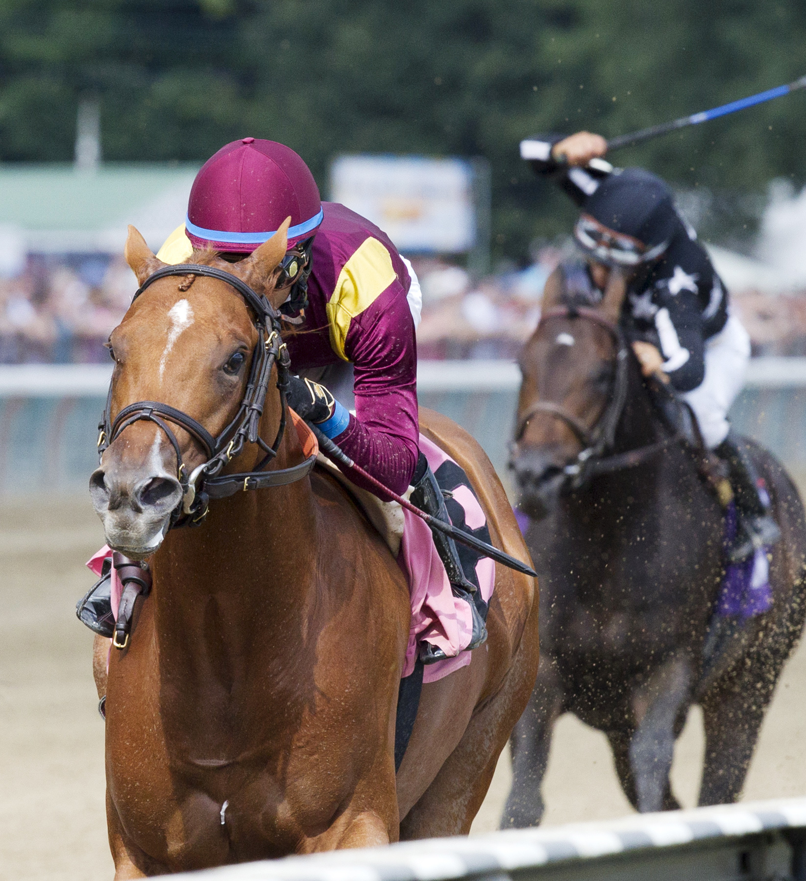 Mirai wins a maiden race