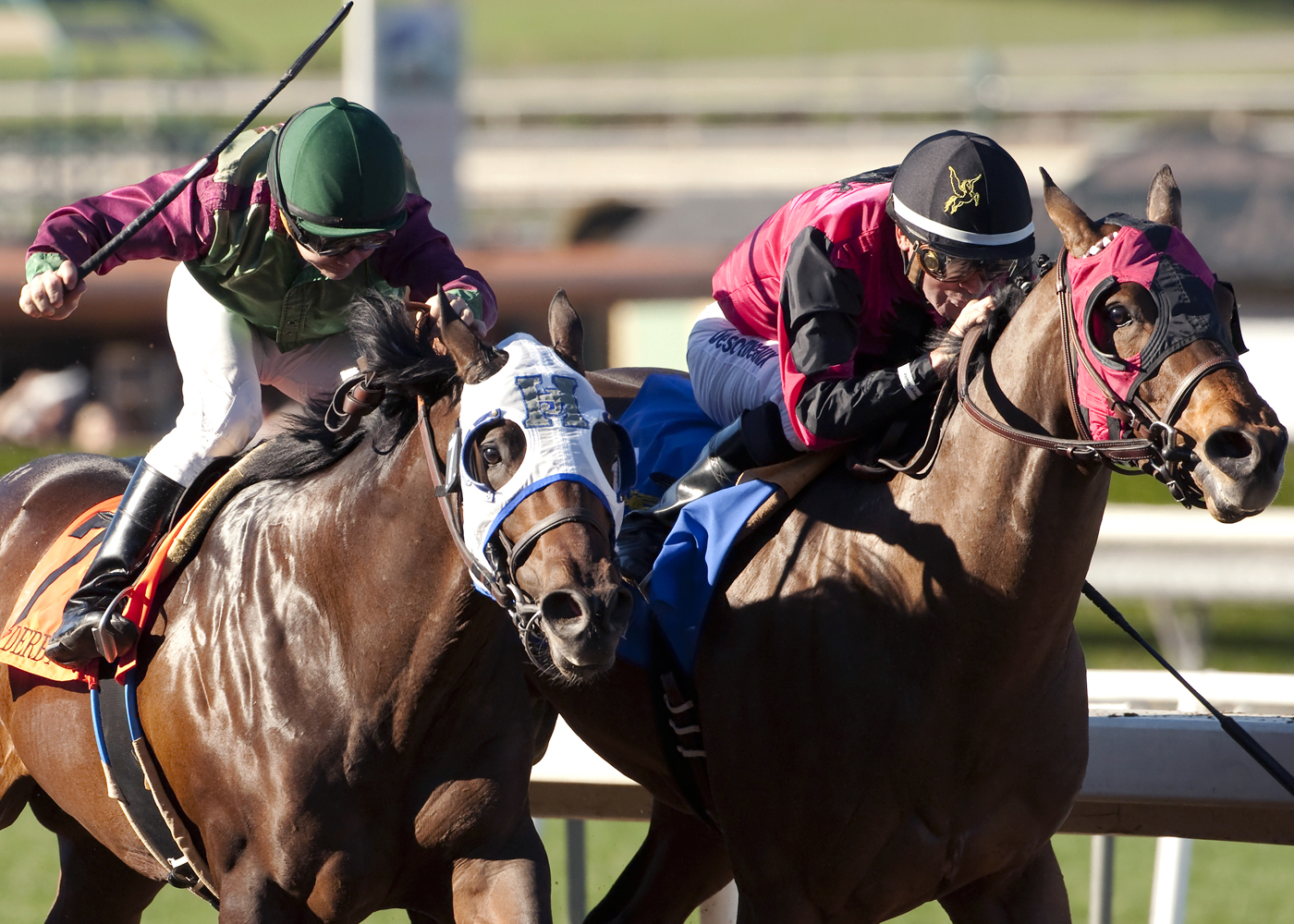 Mischief Clem wins the California Cup Derby