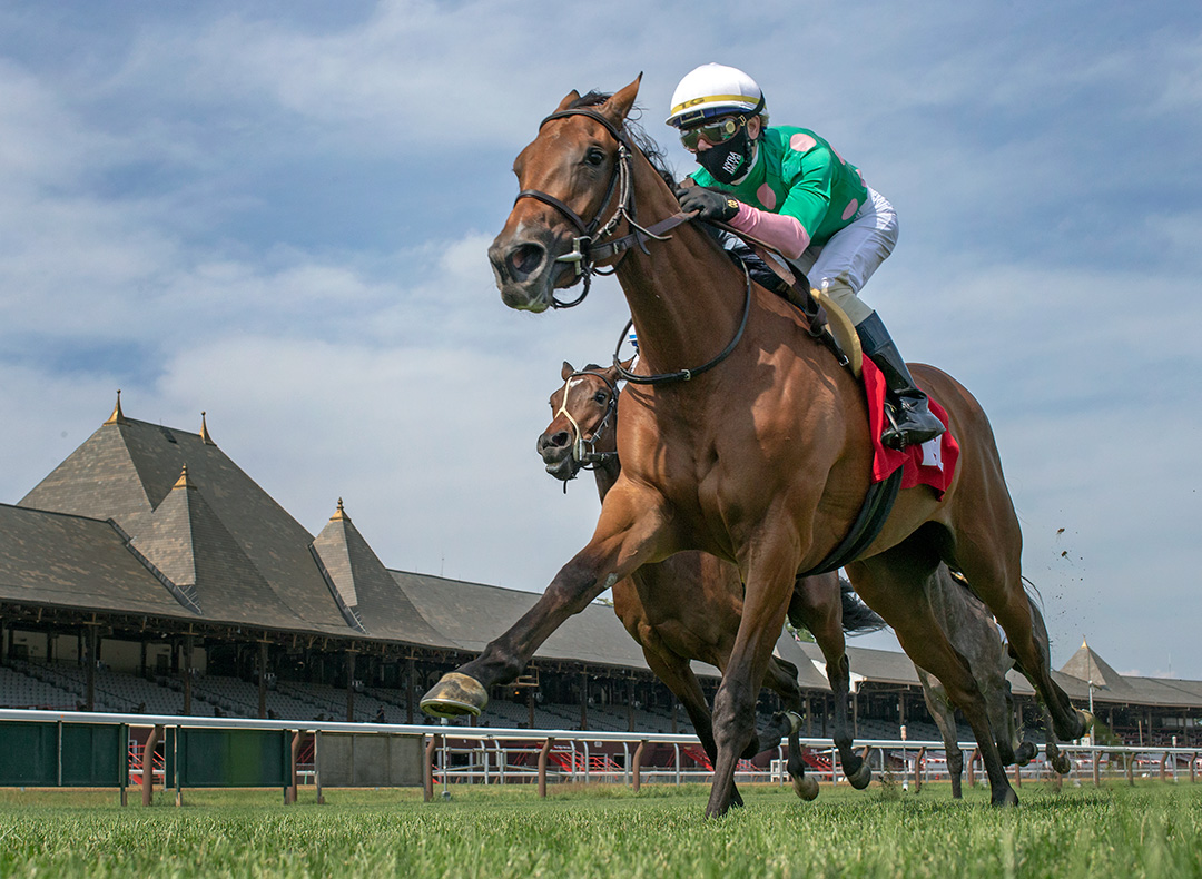 Mischevious Dream wins a July 19 maiden race at Saratoga