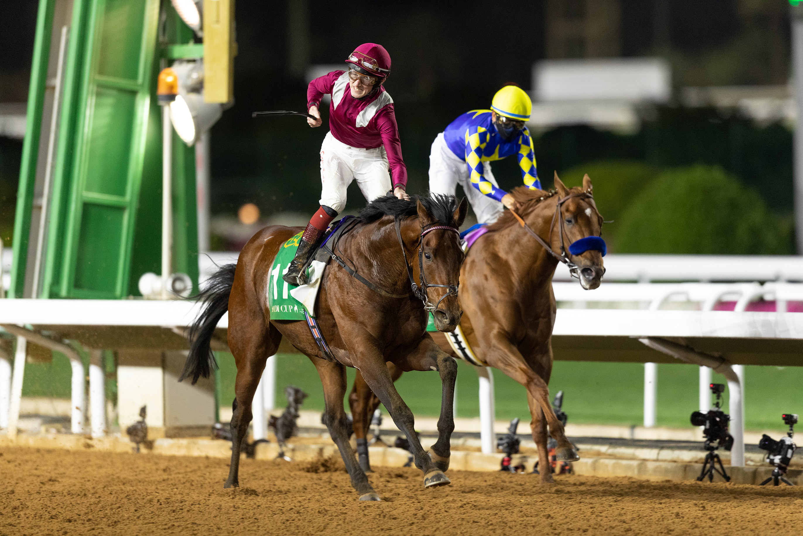 Mishriff wins the Saudi Cup at King Abdulaziz Race Track