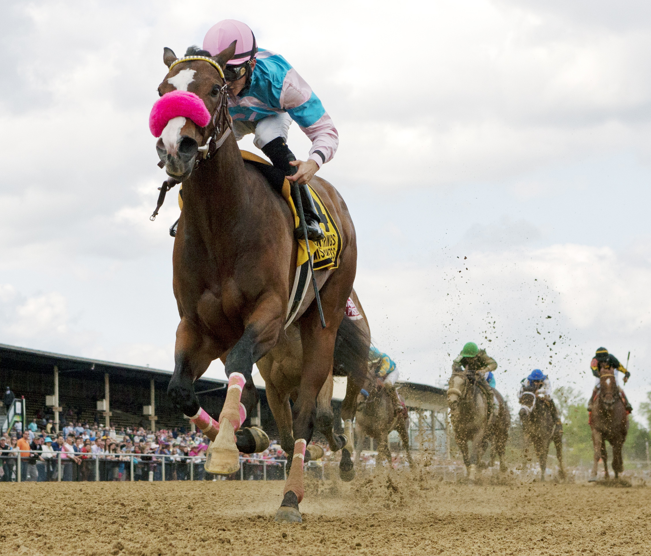 Miss Behaviour wins the Miss Preakness