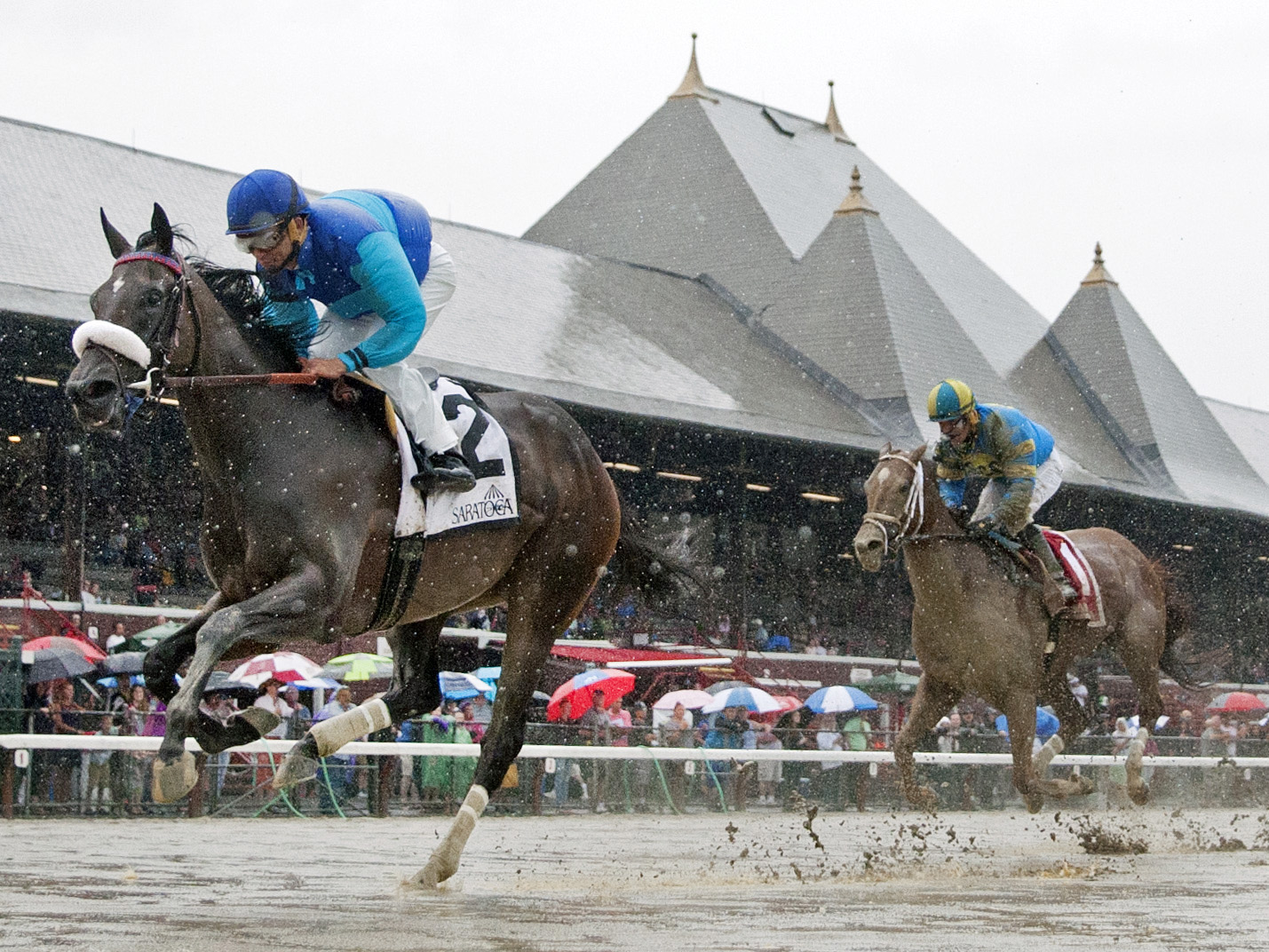 Miss Ella wins the 2016 Caress Stakes
