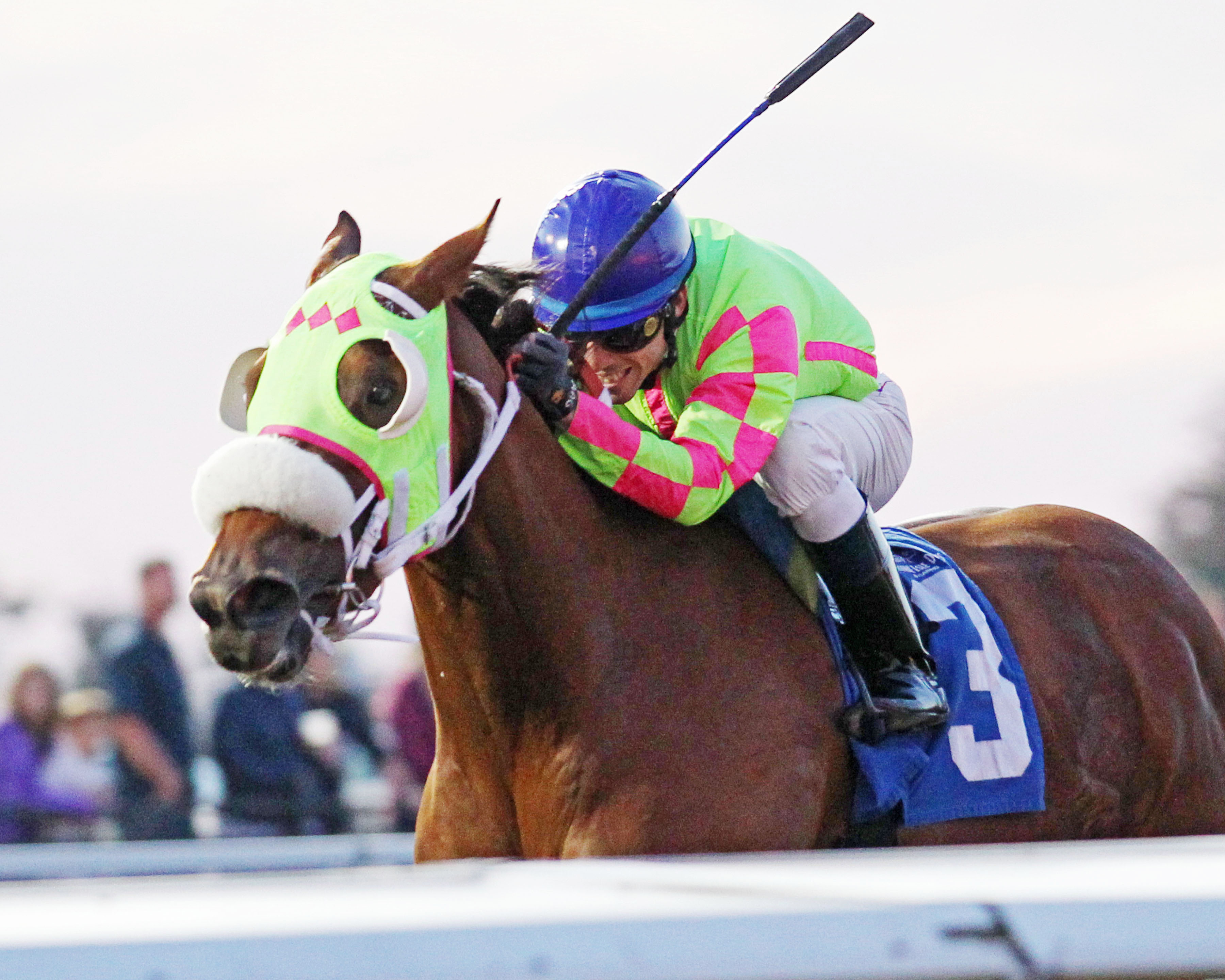 Miss Mischief wins the 2014 HBPA Stakes